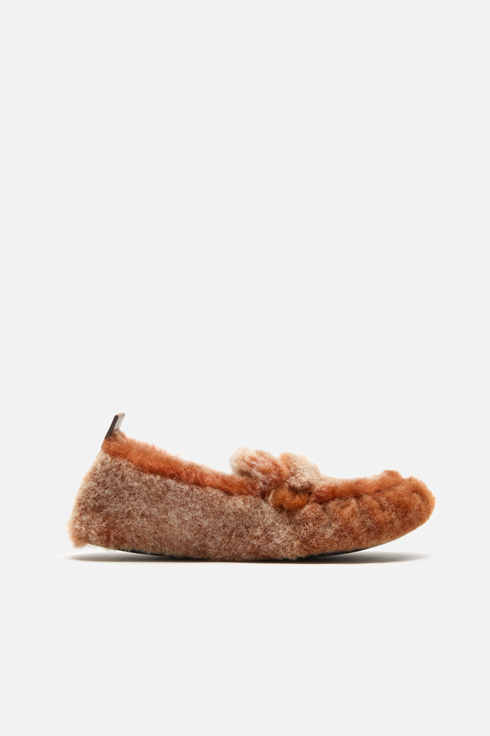 Acne Studios - シアリングローファー - オレンジマルチ