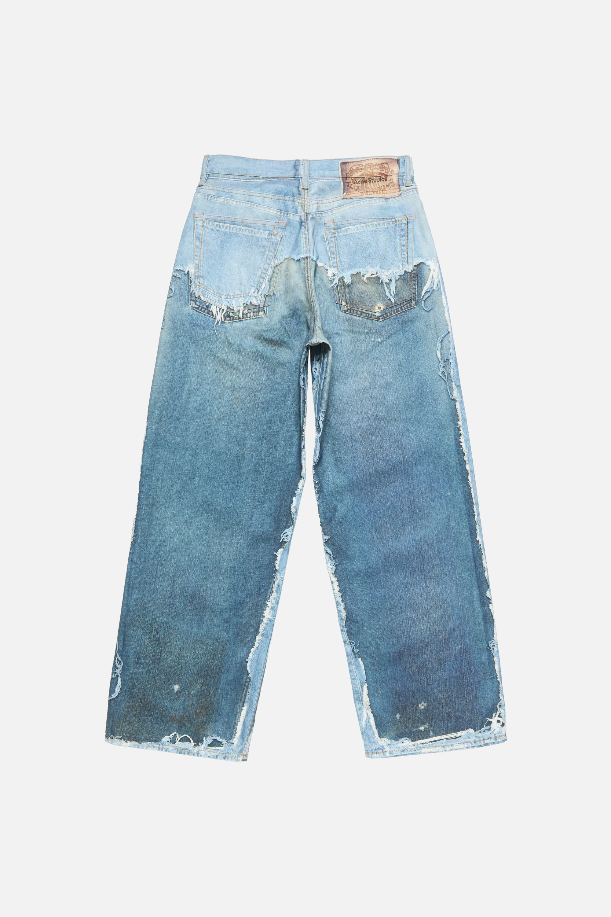 Acne Studios - trompe-l'œil jeans - 1981 - Mid blue