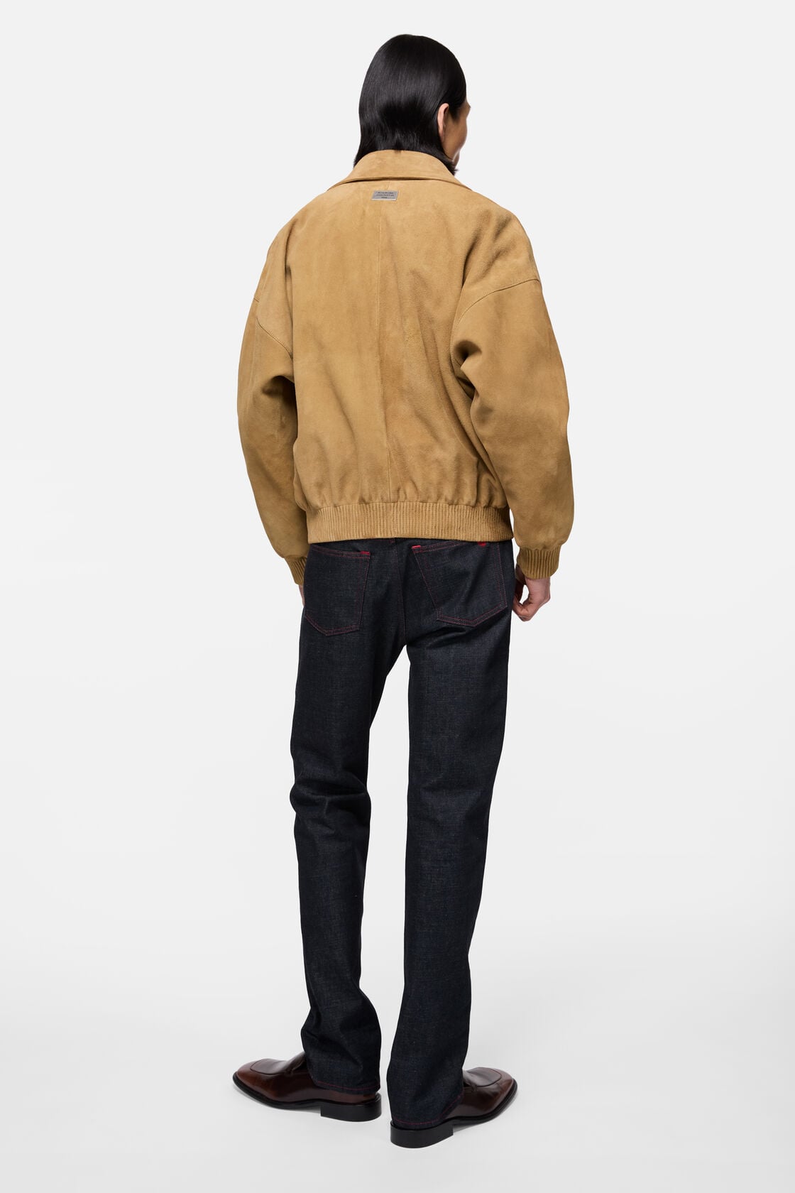 Suede blouson jacket, Camel Beige, 2000x