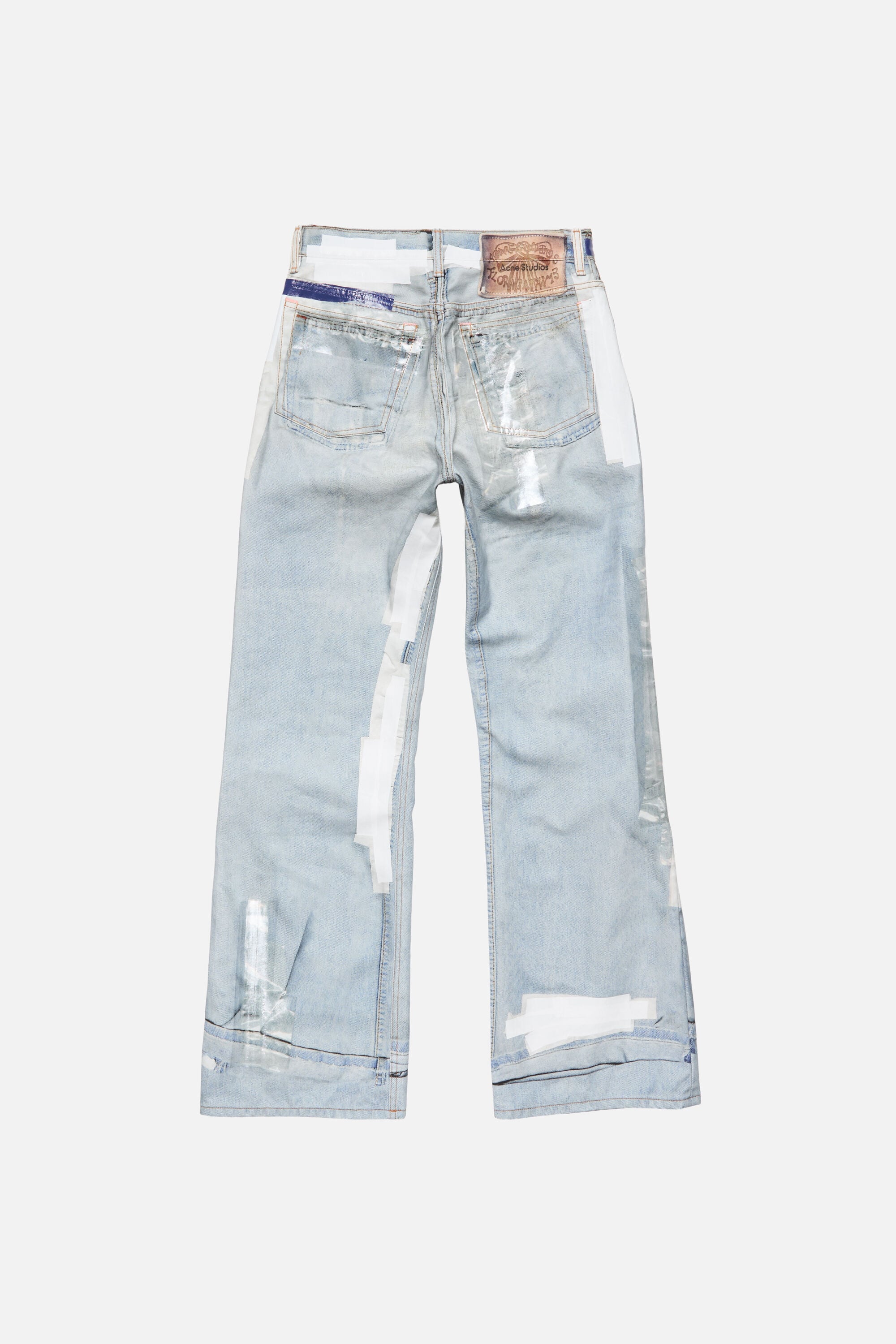 Acne Studios ブリーチデニム Acne Studios - Trompe-l'œil tape jeans - 2021M - Light blue