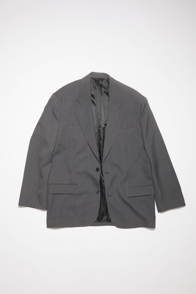 FN-MN-SUIT000328, Dark grey melange