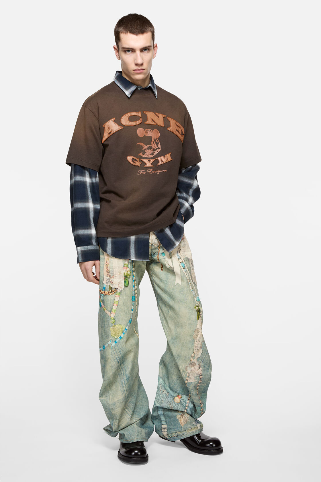 Logo t-shirt, Dark brown, 2000x