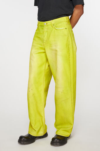 Acne Studios - Loose fit jeans - 1981M - Neon yellow