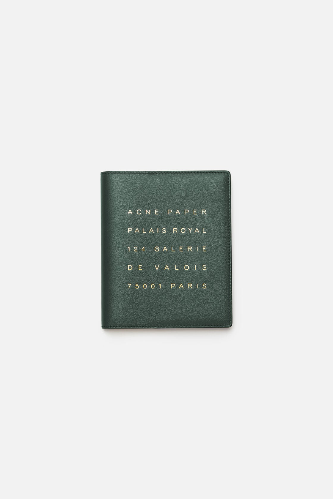 Acne Paper Palais Royal notebook &ndash; small, Dark green, 2000x