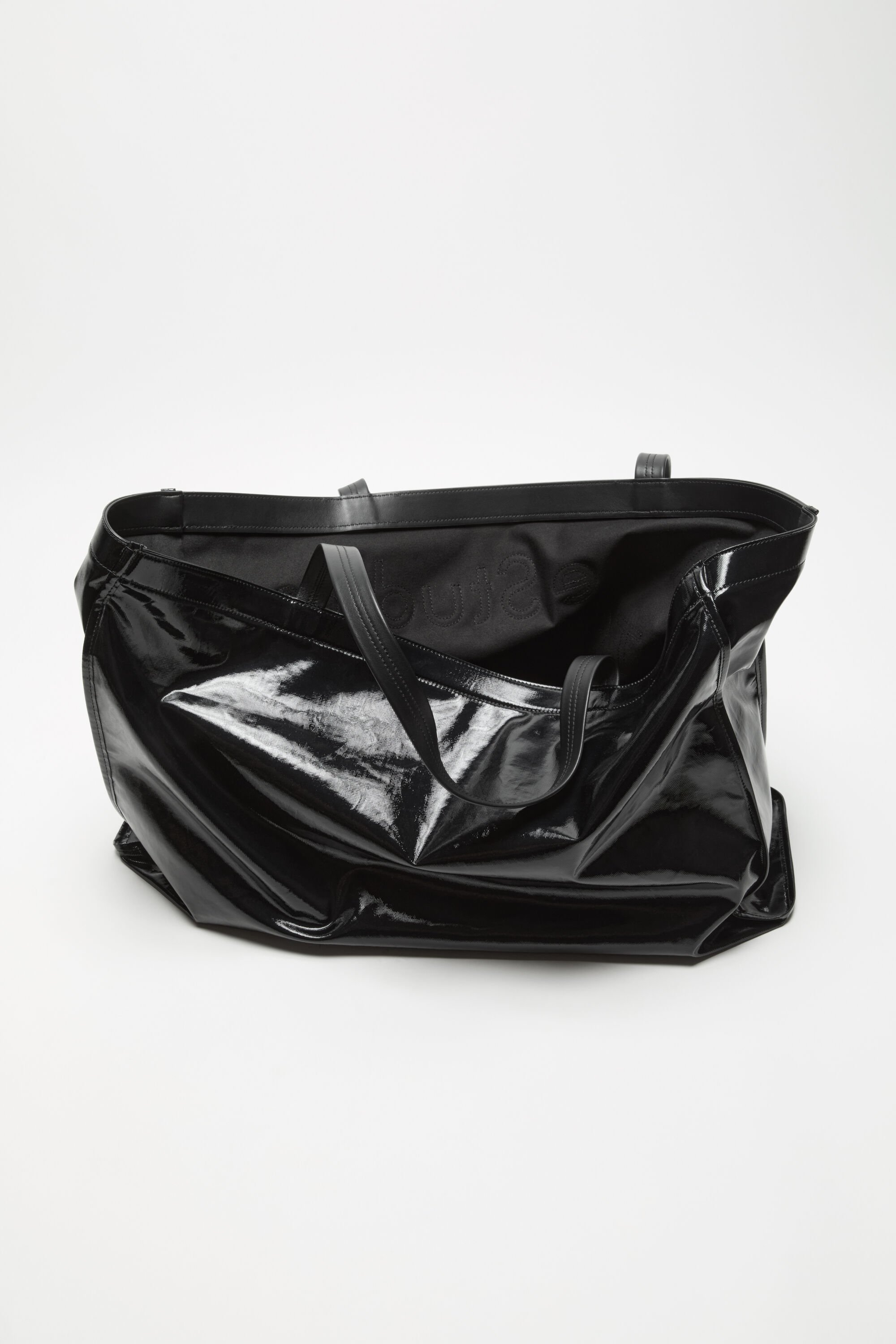 Acne Studios - ロゴ ショルダートートバッグ - ブラック