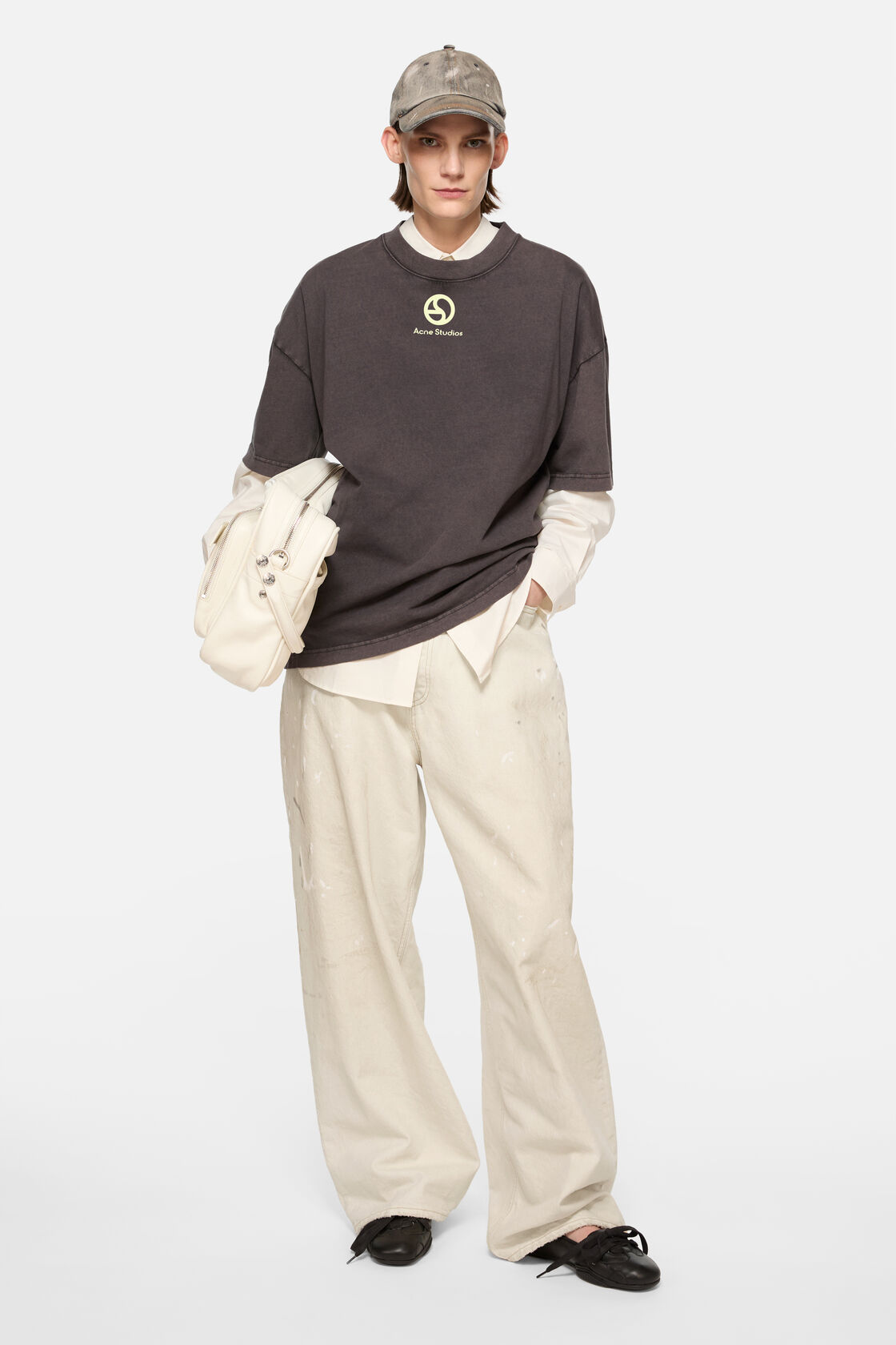 Loose fit jeans - 2023, White, 2000x