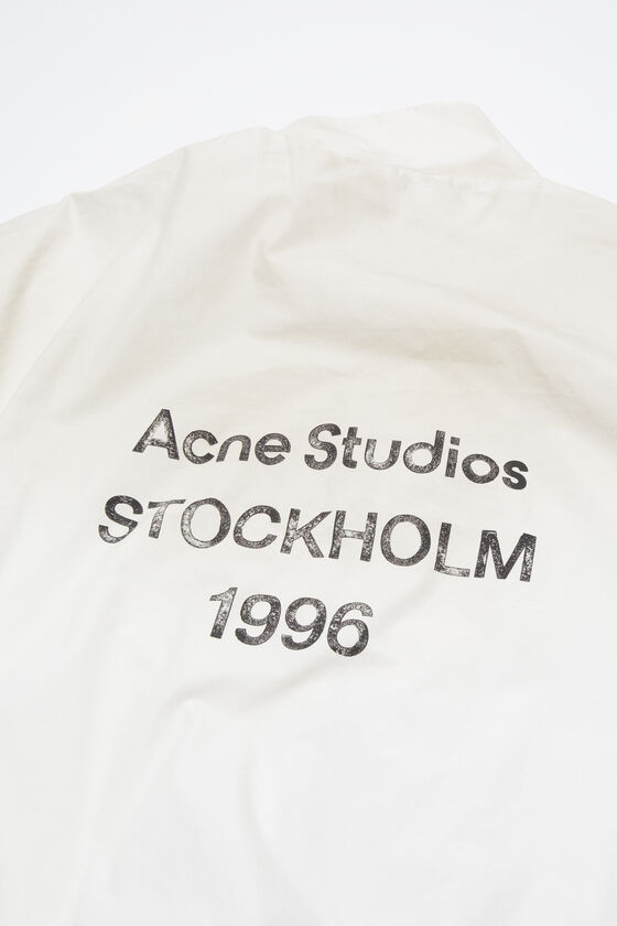 Acne Studios - ロゴジッパージャケット - ダスティホワイト
