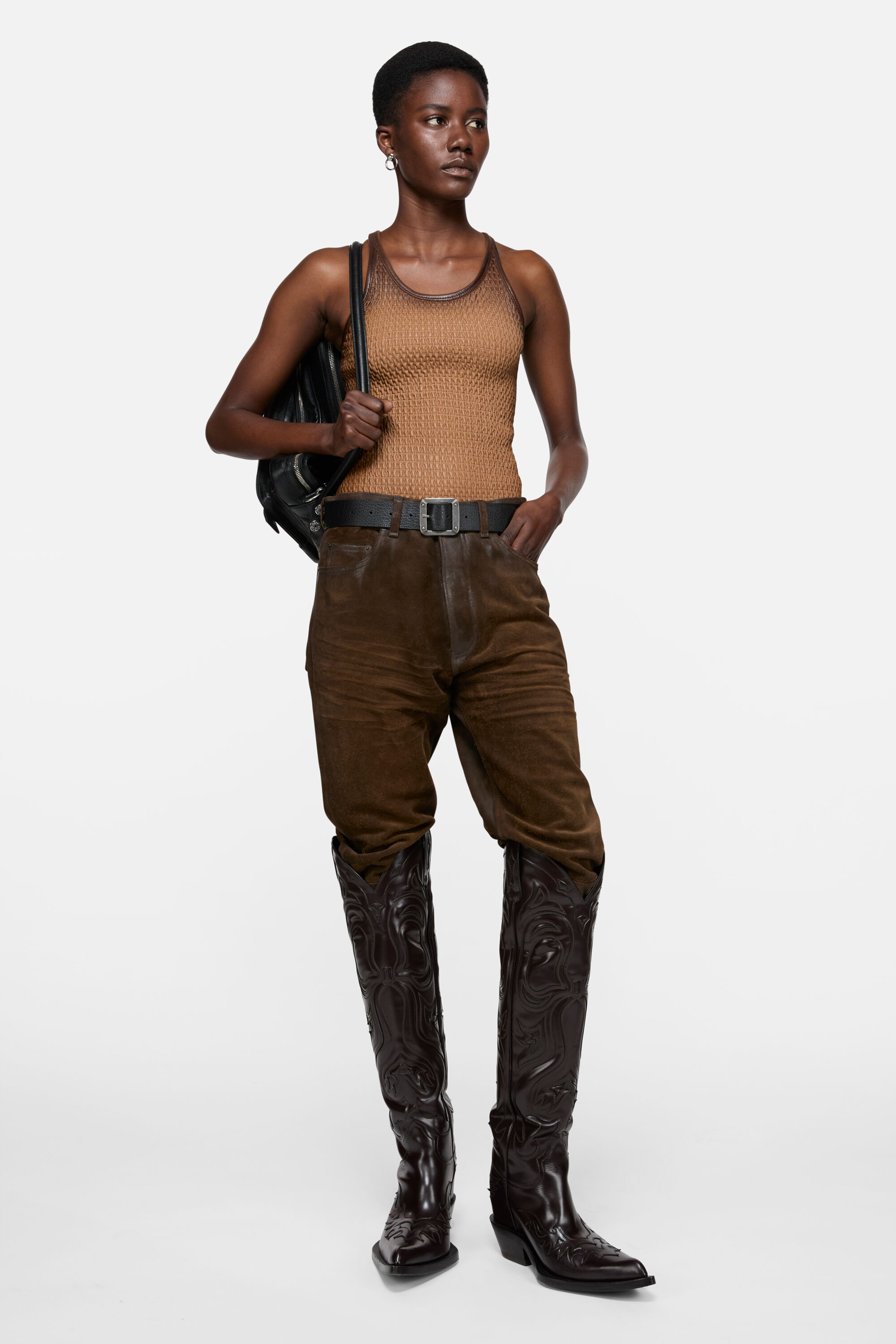 LEATHER TANKTOP
