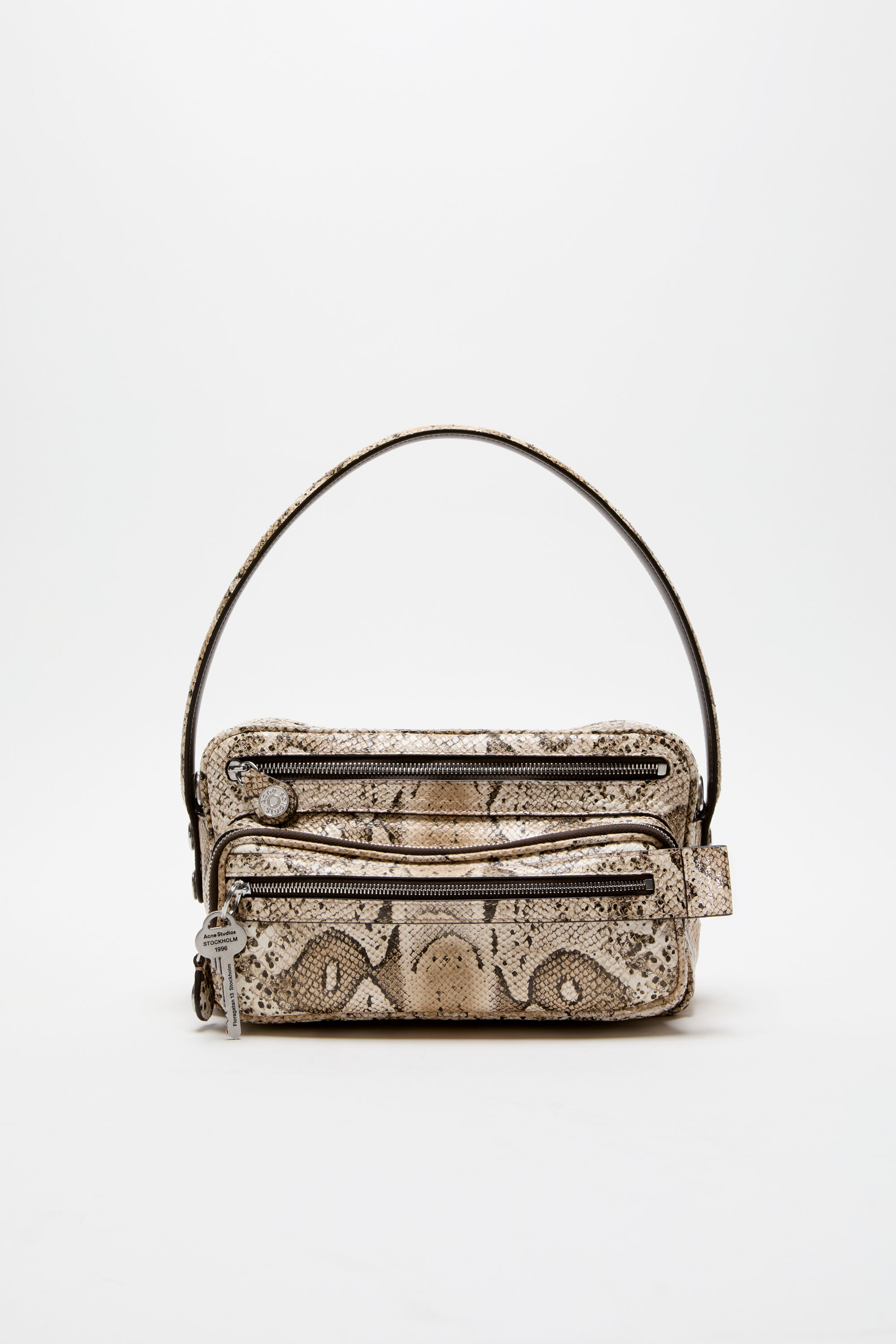 ボアカンガアフリカーナ30g Acne Studios - Camero Party snake-print bag - Beige Multi