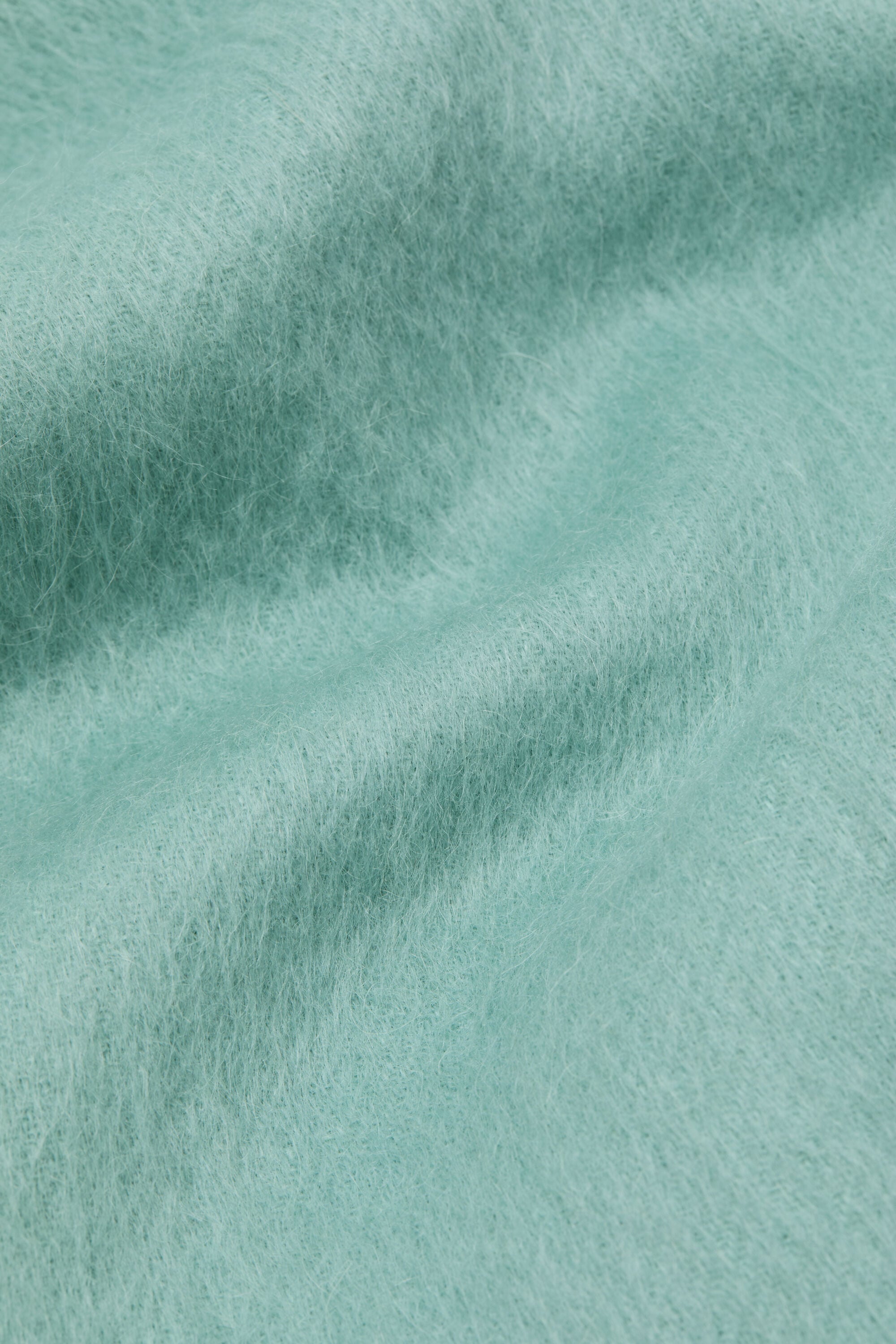 Acne Studios - Long-Hair Alpaca-Wool Scarf - Mint green
