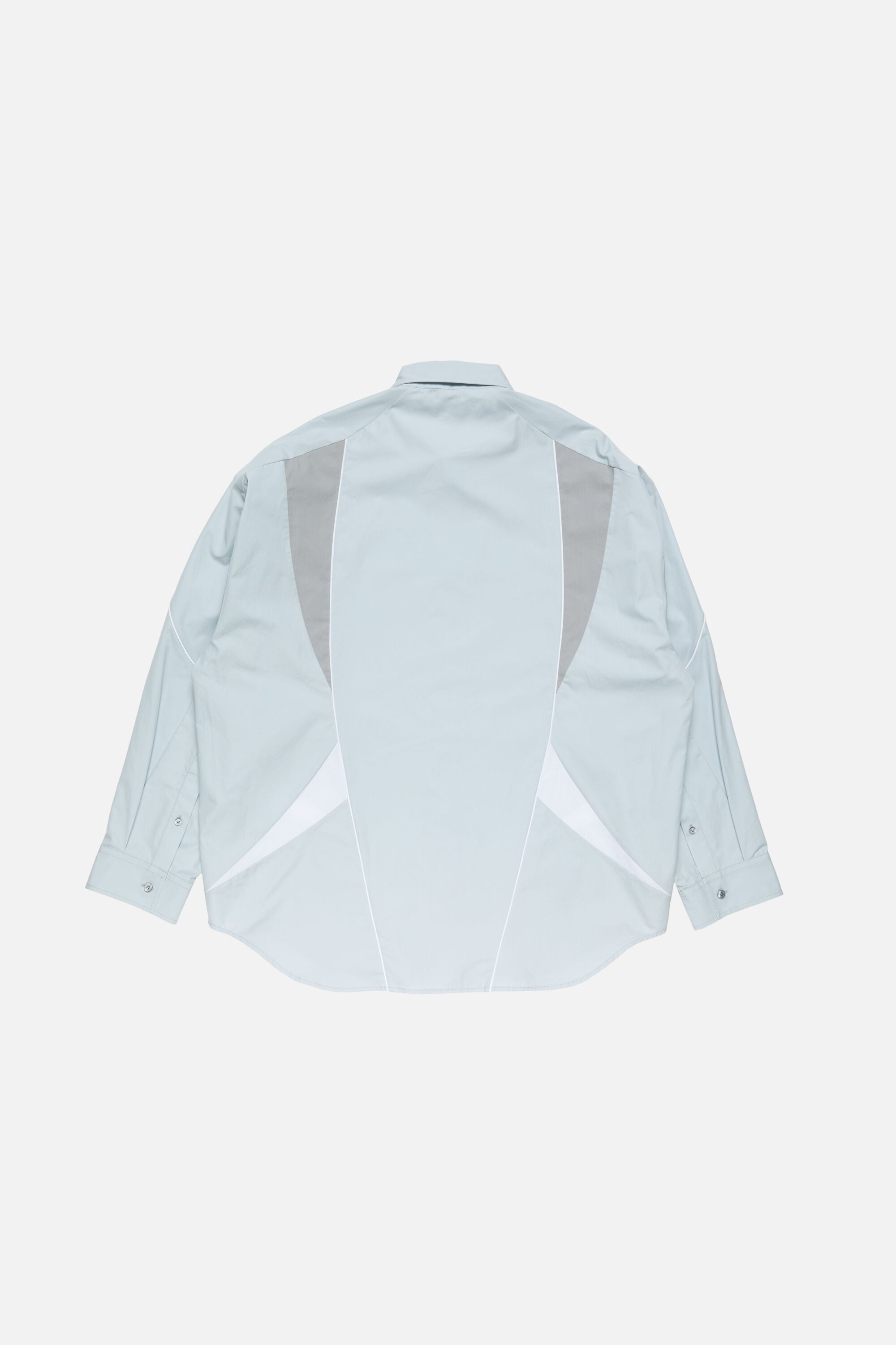 Acne Studios - Embroidered logo button-up shirt - Cold grey