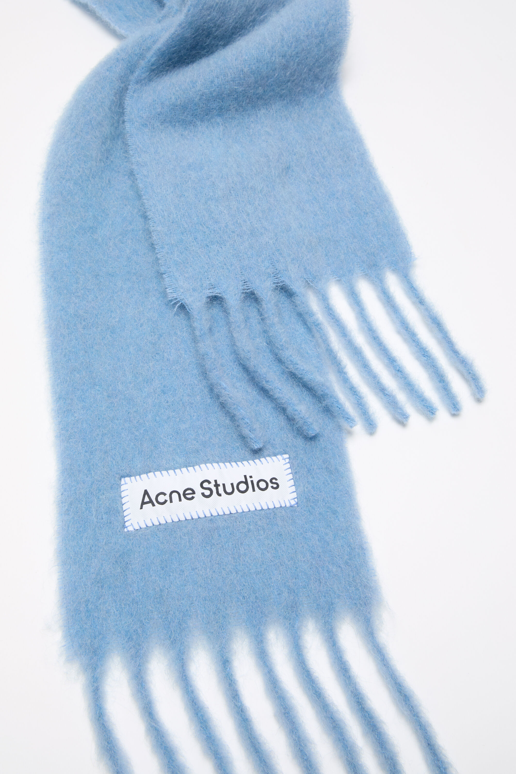 Acne Studios - Skinny mohair scarf - Light blue