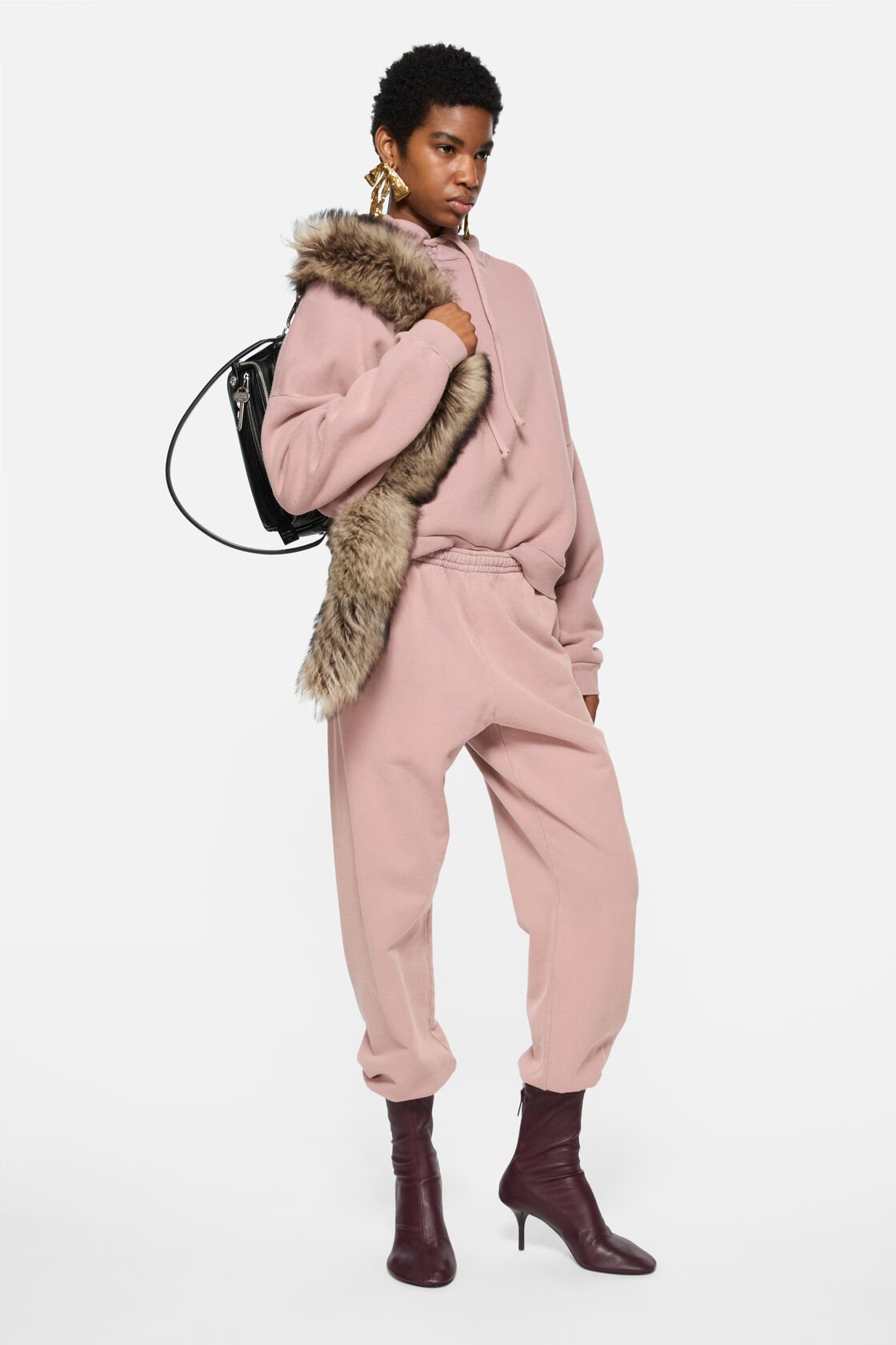 Cotton sweatpants, Lavender purple, 2000x