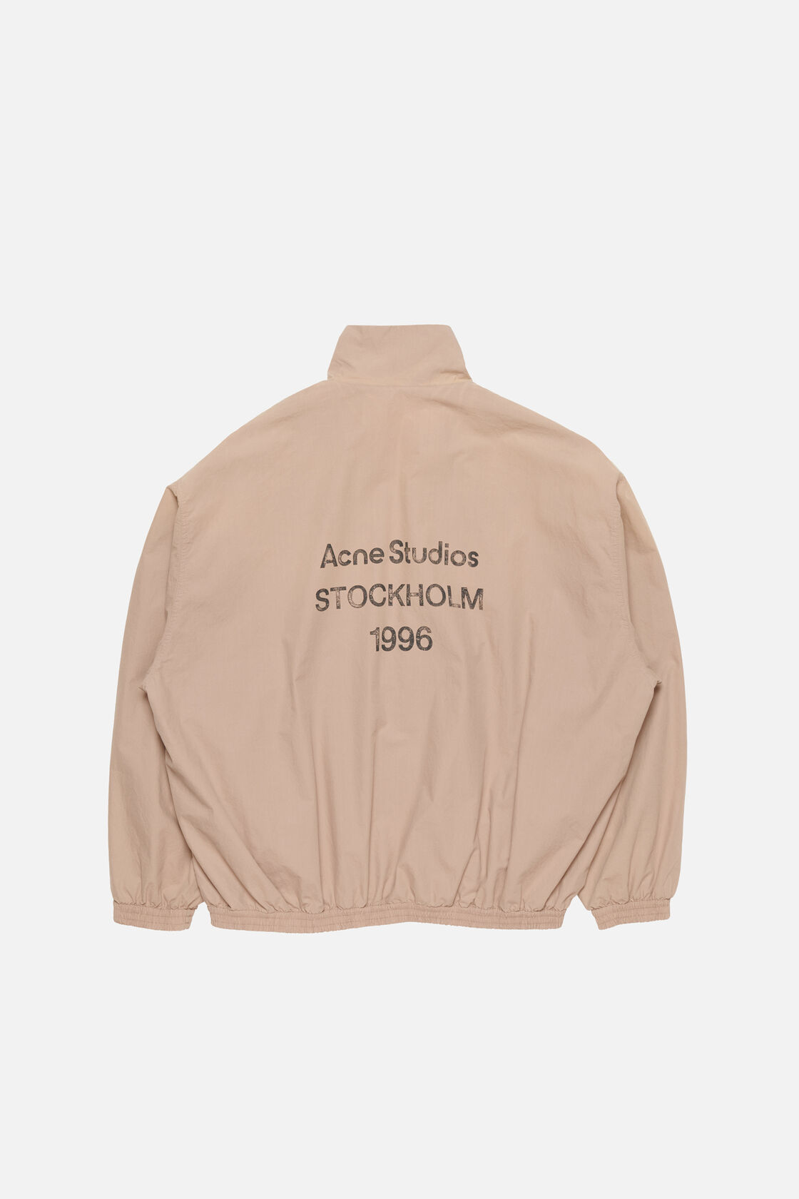 Jacke mit Waschung und Logo, Pilz-Beige, 2000x