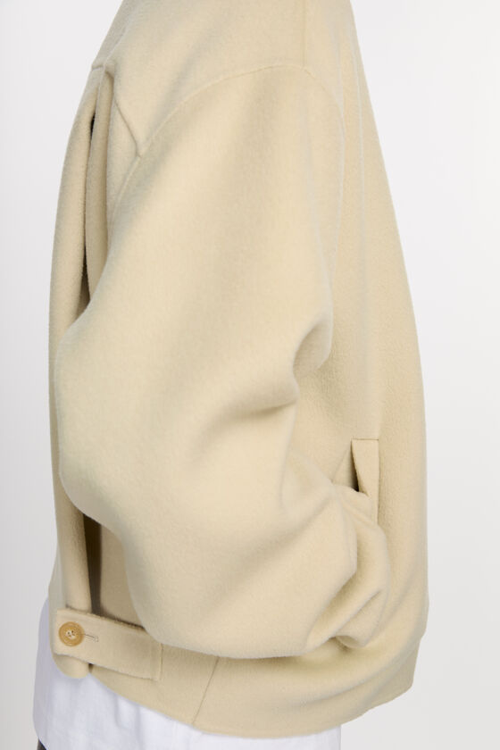 Acne Studios - ウールジッパージャケット - オートベージュ