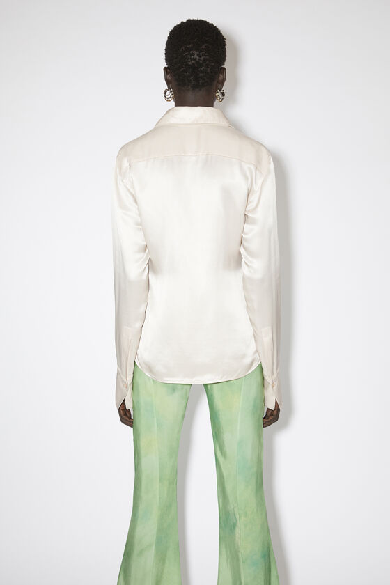 Acne Studios - Hemd aus Seiden-Mix - Kieselbeige 