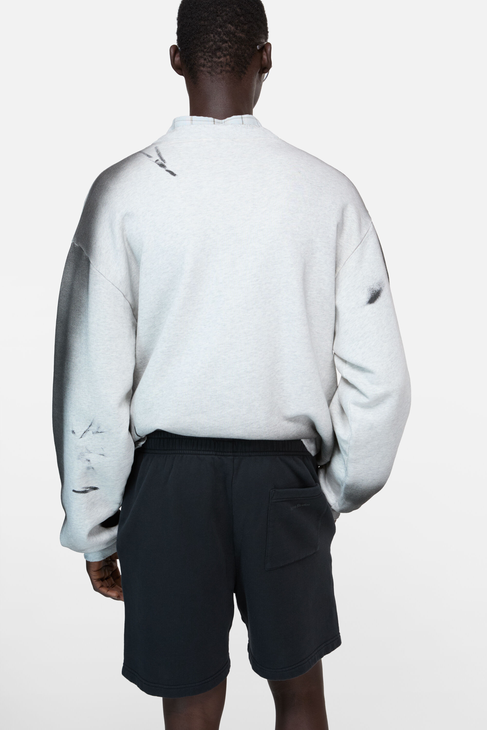 Acne Studios - フリースショートパンツ - ブラック