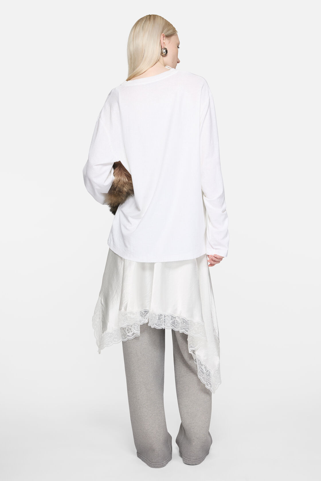 Logo t-shirt - Relaxed fit, Off white, 2000x