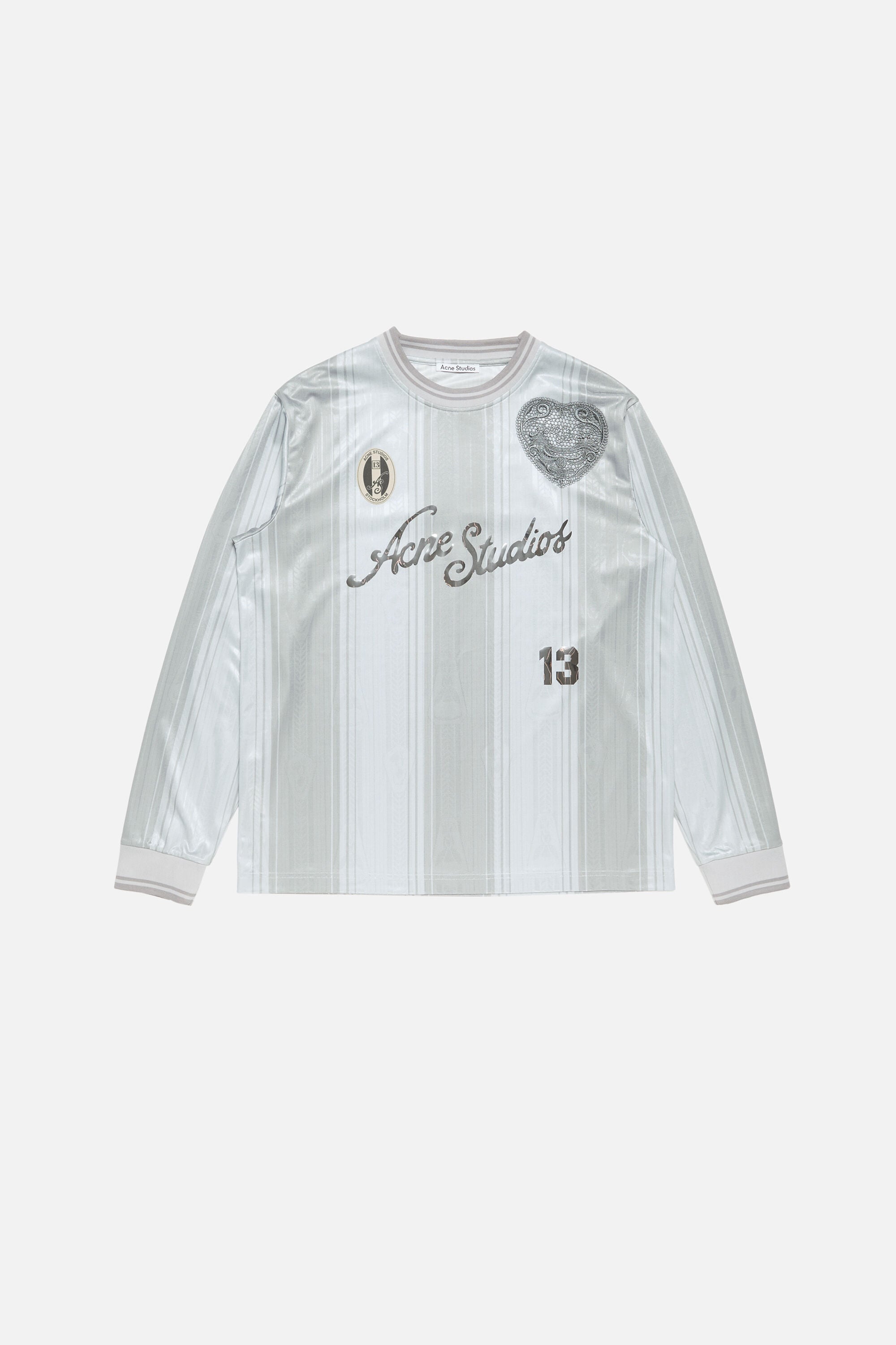 Acne Studios - Logo sports jersey top - Grey
