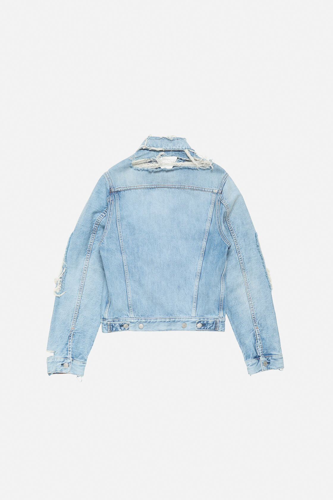 Distressed denim jacket, Light blue, 2000x