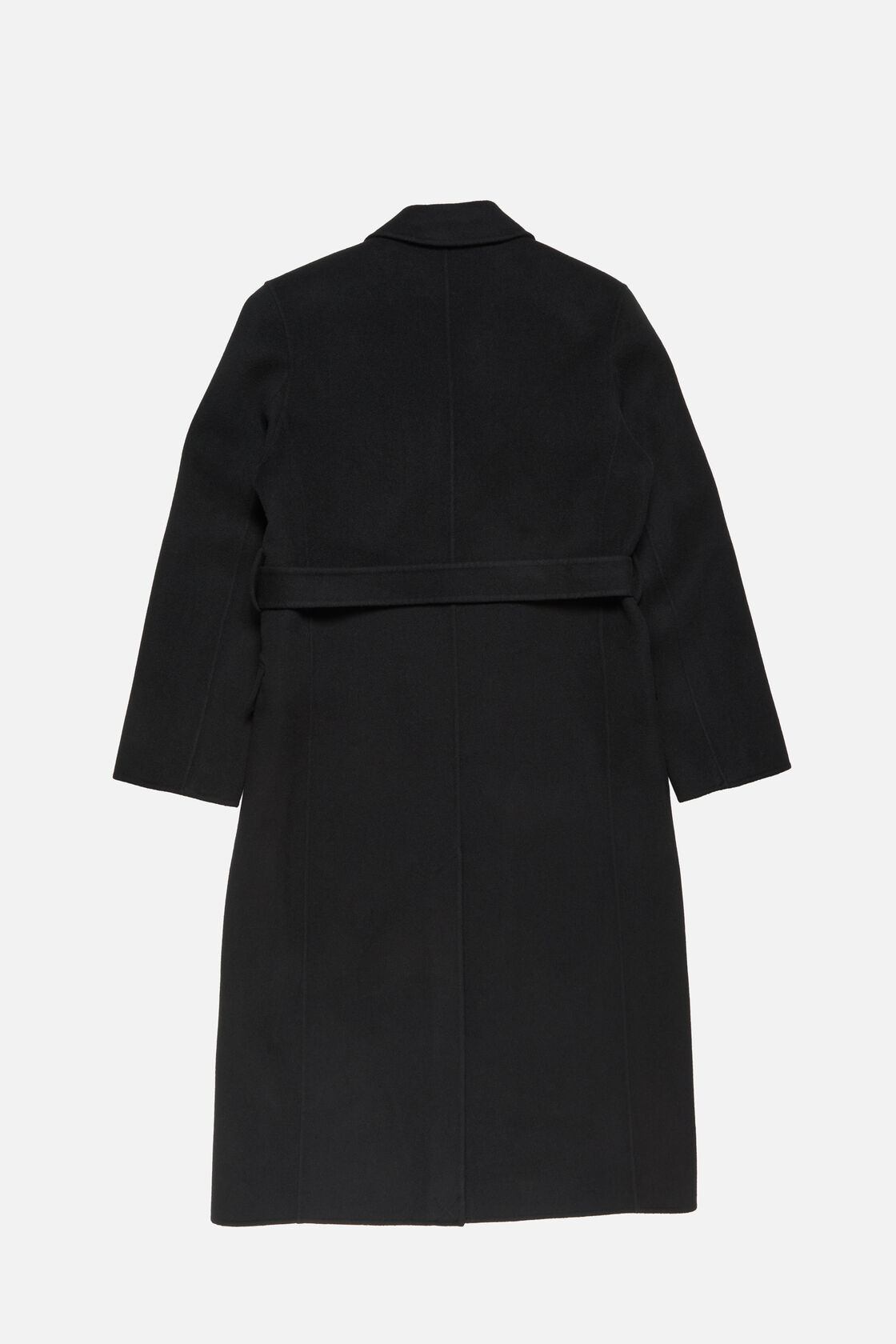 Double-breasted wool coat, Black, 2000x