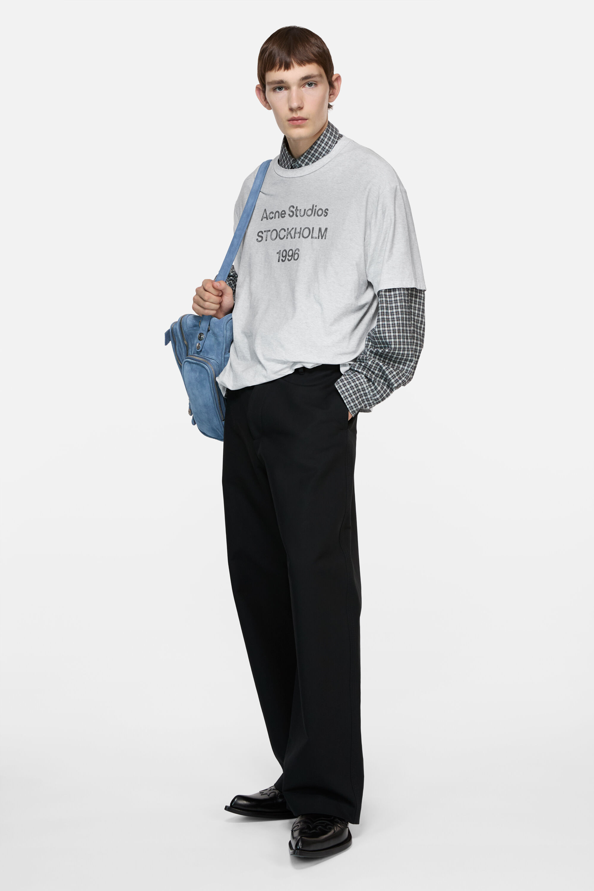 Acne Studios - ロゴTシャツ - リラックスユニセックスフィット