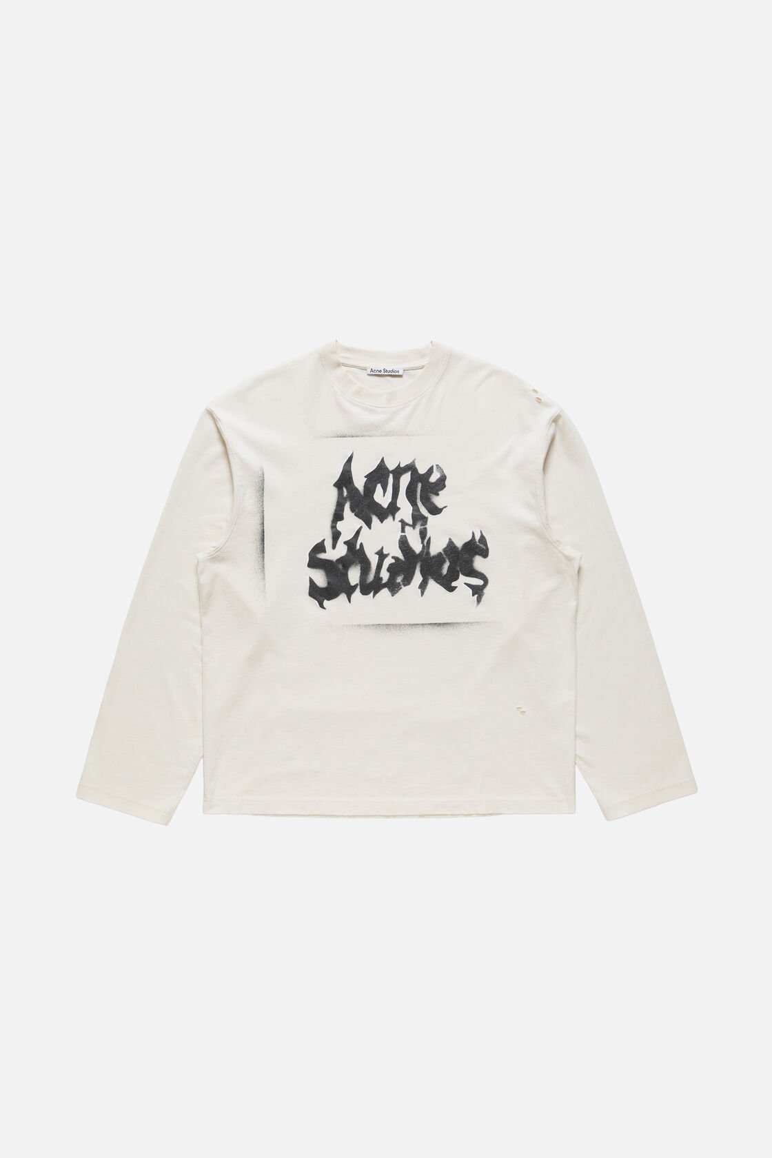 Gothic logo t-shirt, Dusty white, 2000x