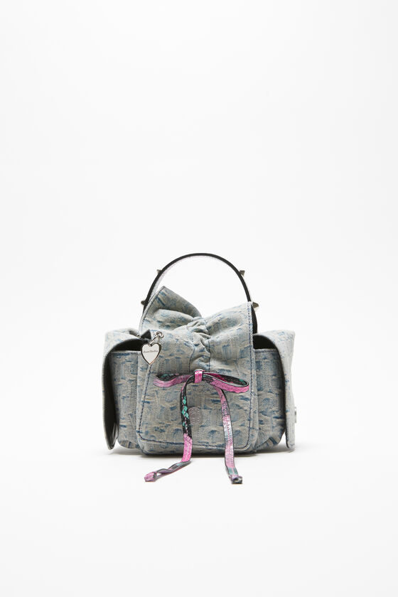 Acne Studios - Monogram Multipocket-Minitasche - Hellblau/Rosa 