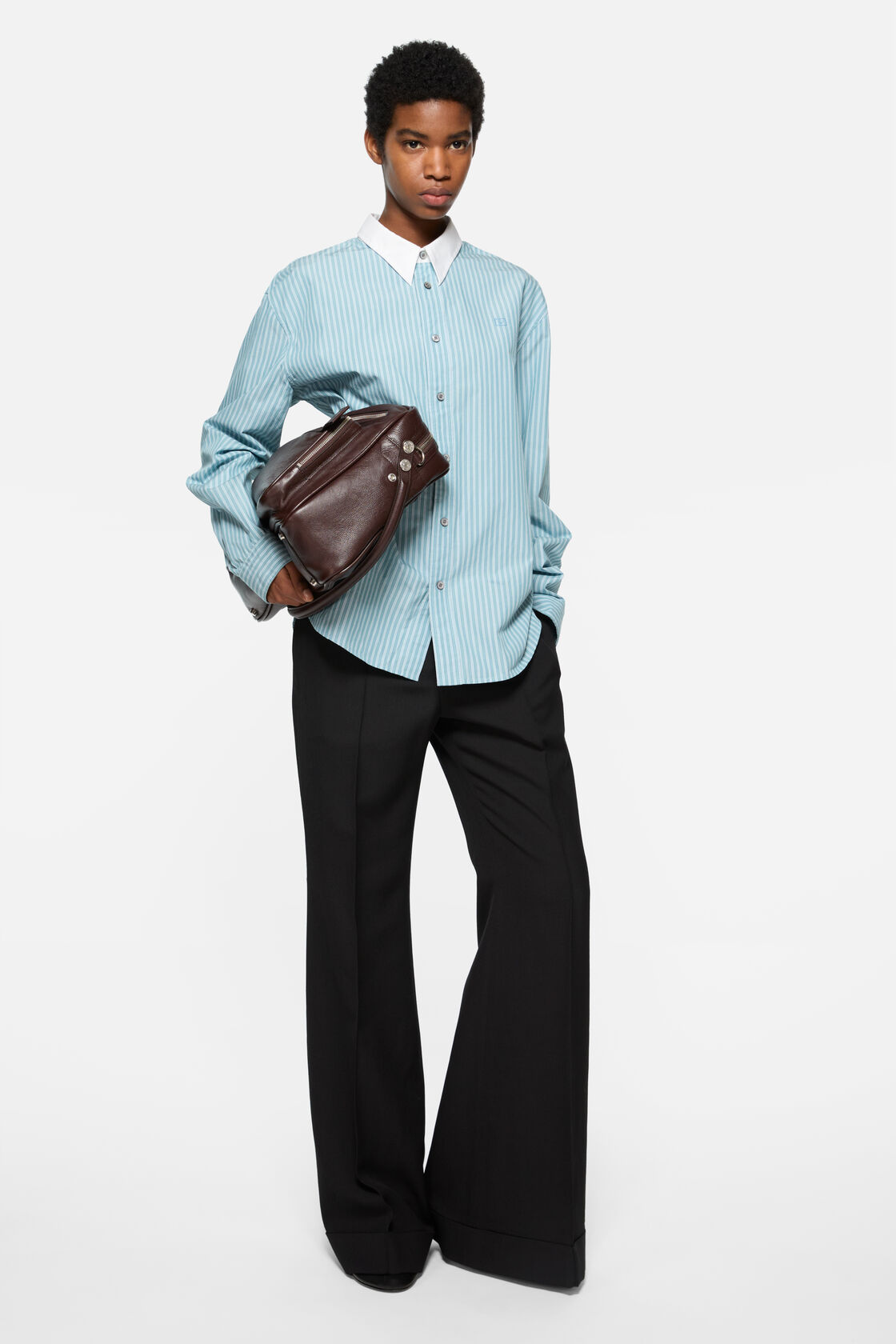 버튼업 셔츠, 터쿼즈 블루, 2000x