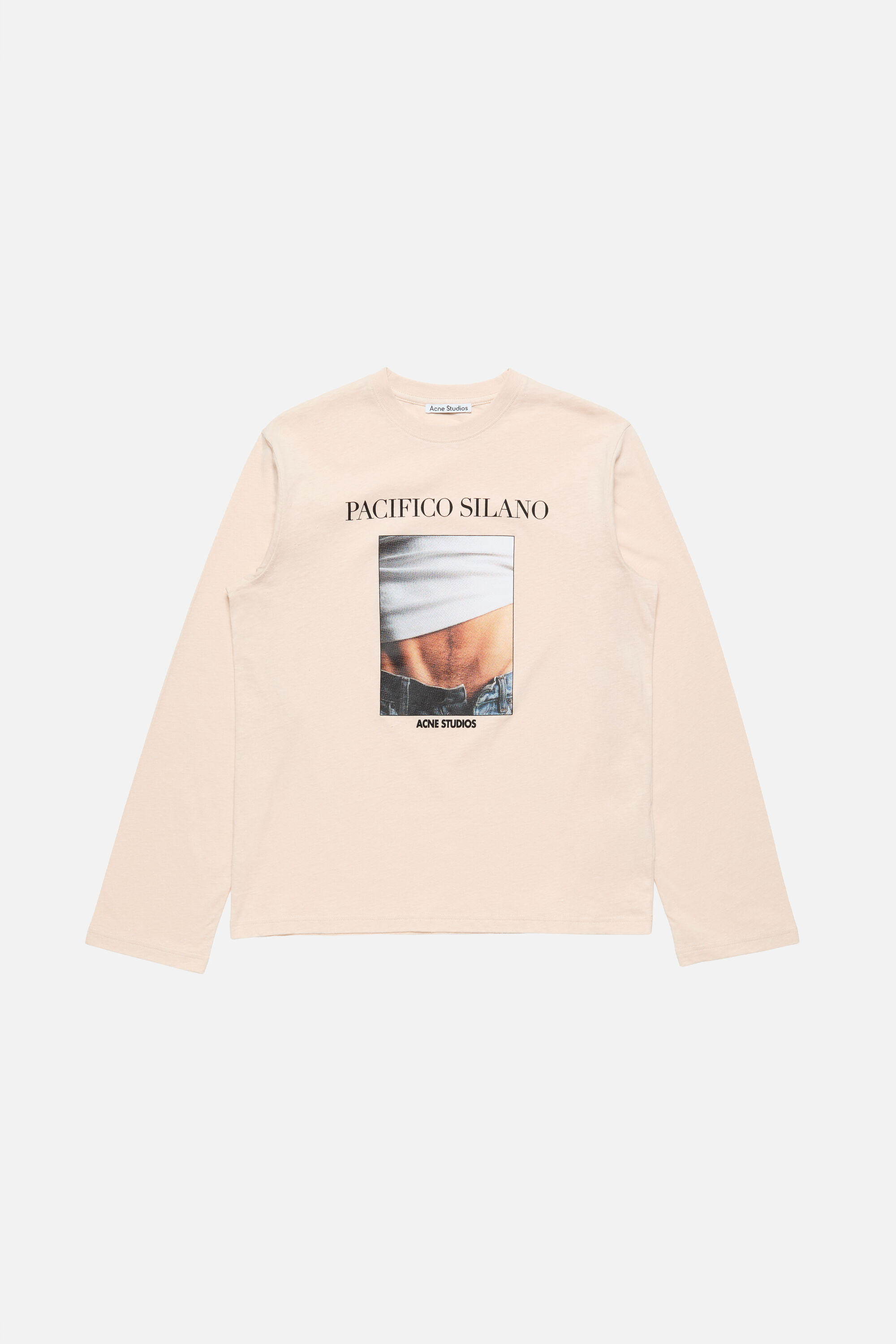 Acne Studios - グラフィックTシャツ - ウォームベージュ