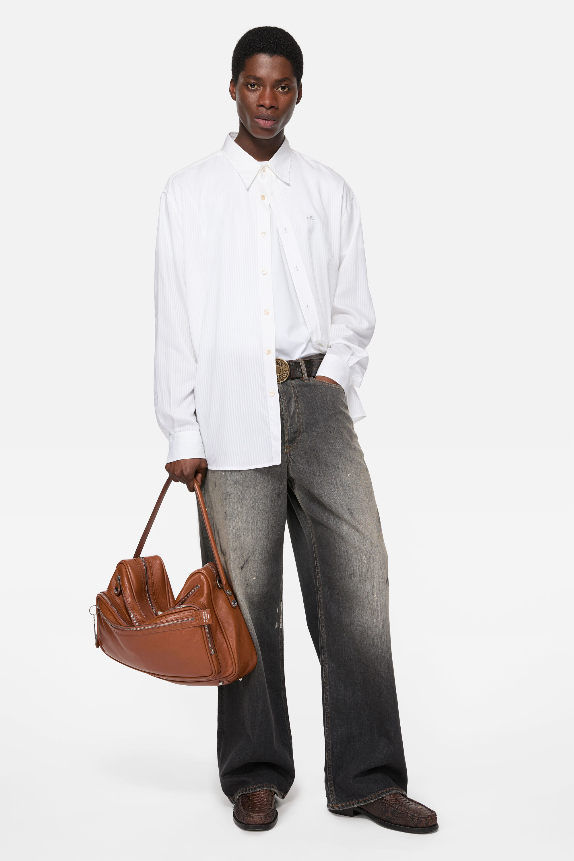 Acne Studios - Cameroショルダーバッグ - コニャックブラウン