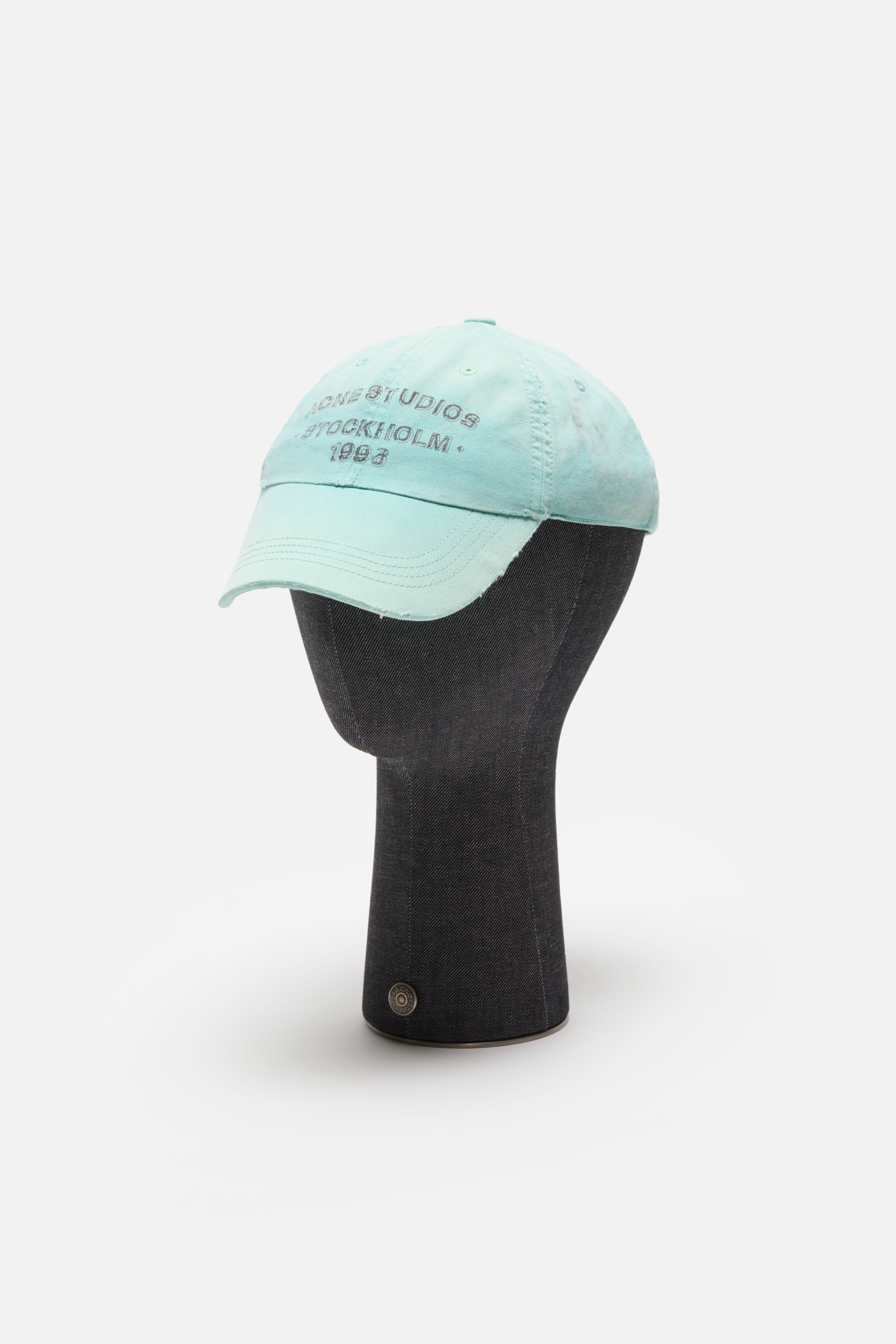 Acne Studios - Sprayed logo cap - Mint green