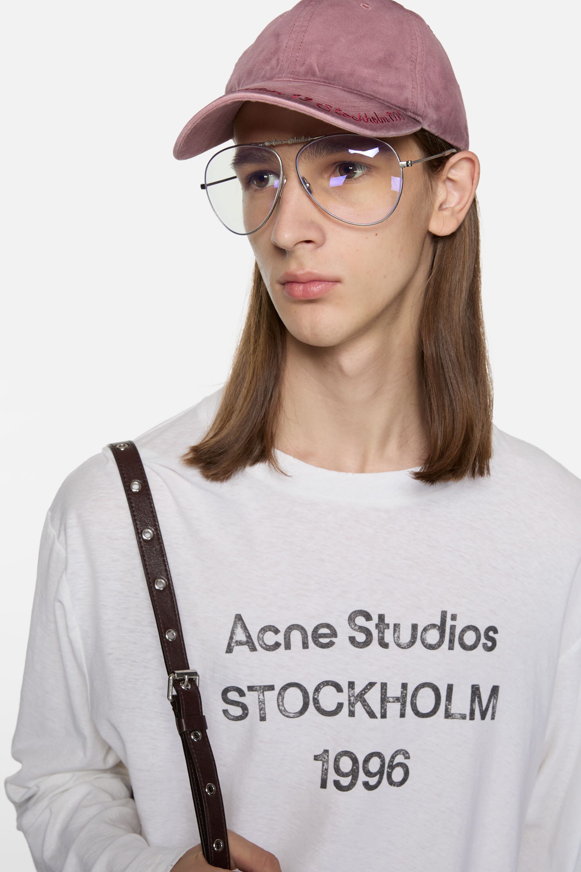 Acne Studios - ロゴキャップ - モーヴピンク