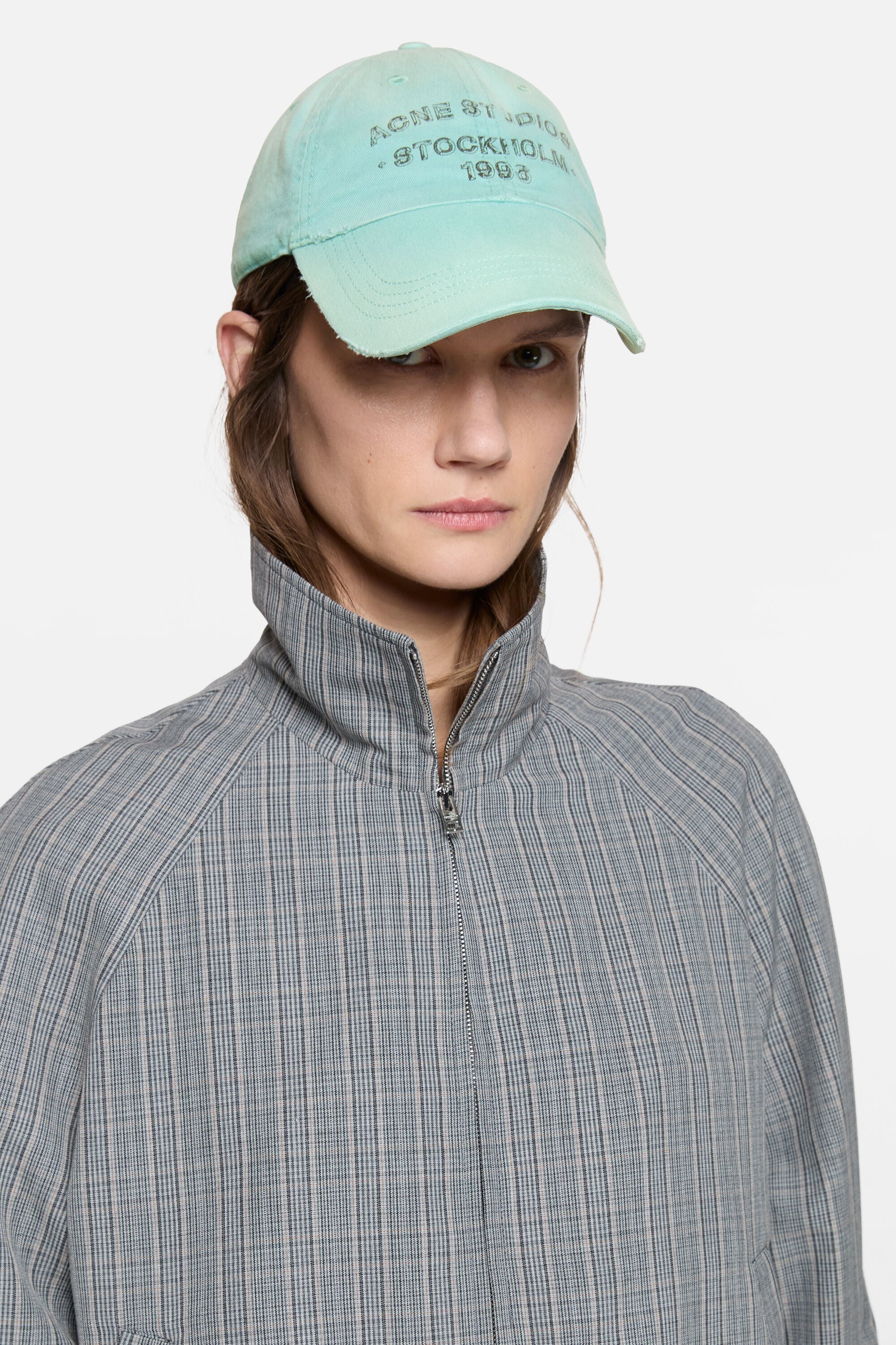 Acne Studios - スプレー加工ロゴキャップ - ミントグリーン