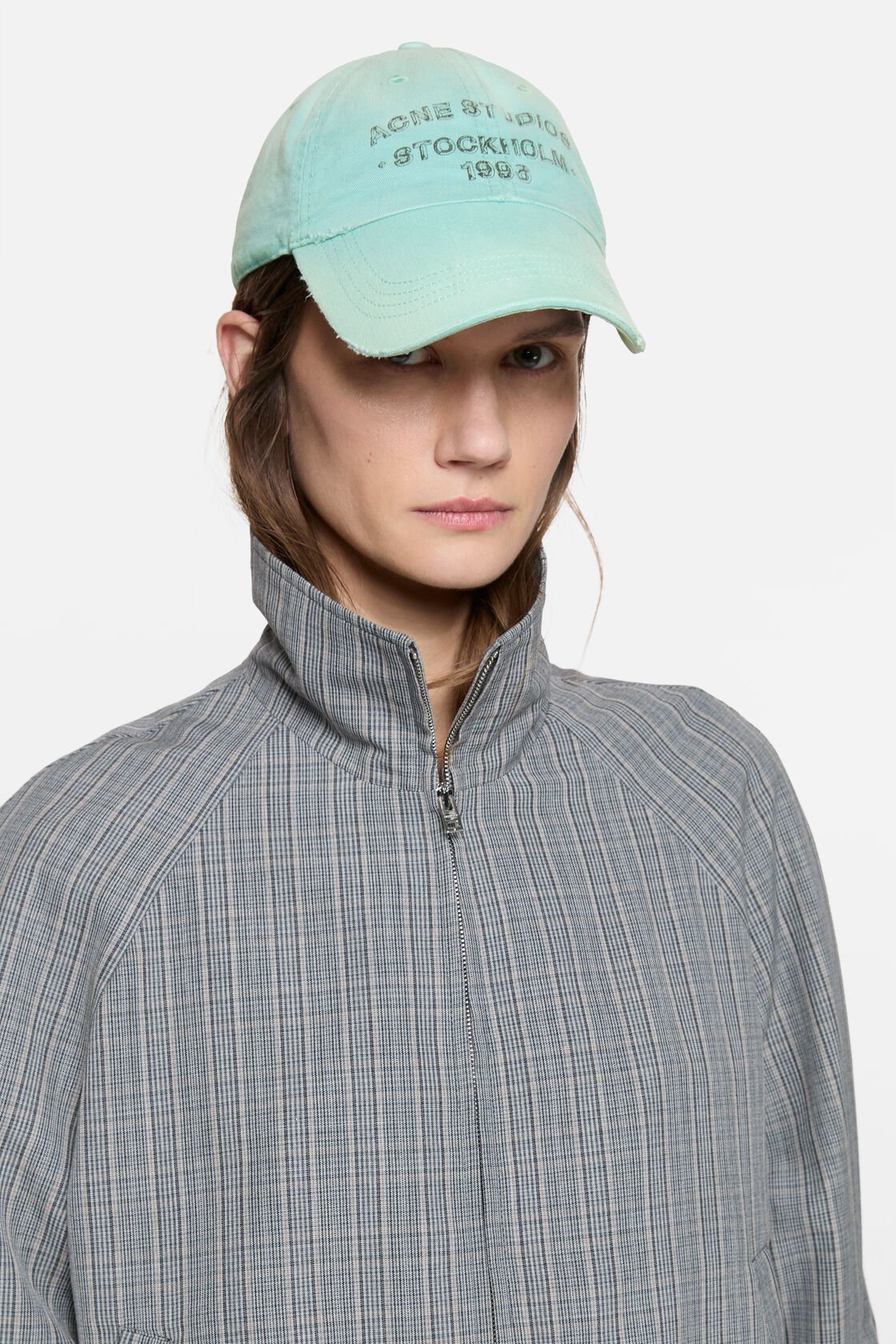 Washed logo cap, Mint green, 2000x