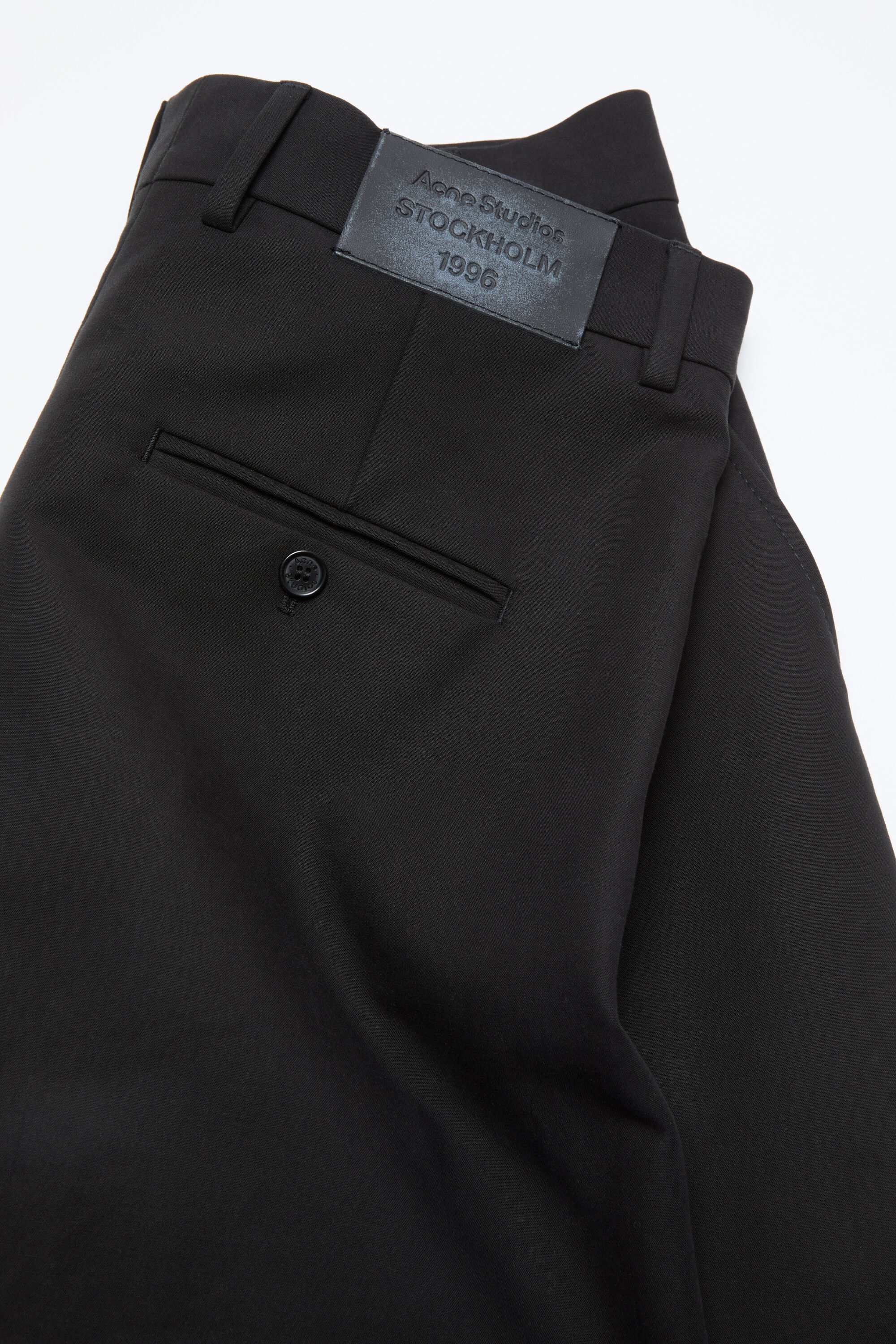 Acne Studios - Tailored satin trousers - Black