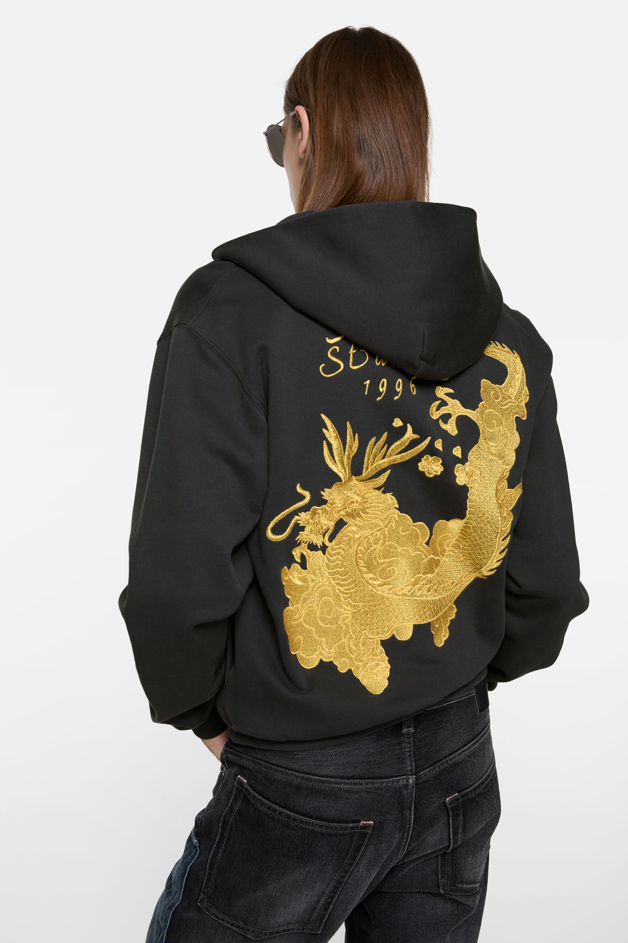 Acne Studios - フード付きロゴスウェットシャツ - フェイデッドブラック