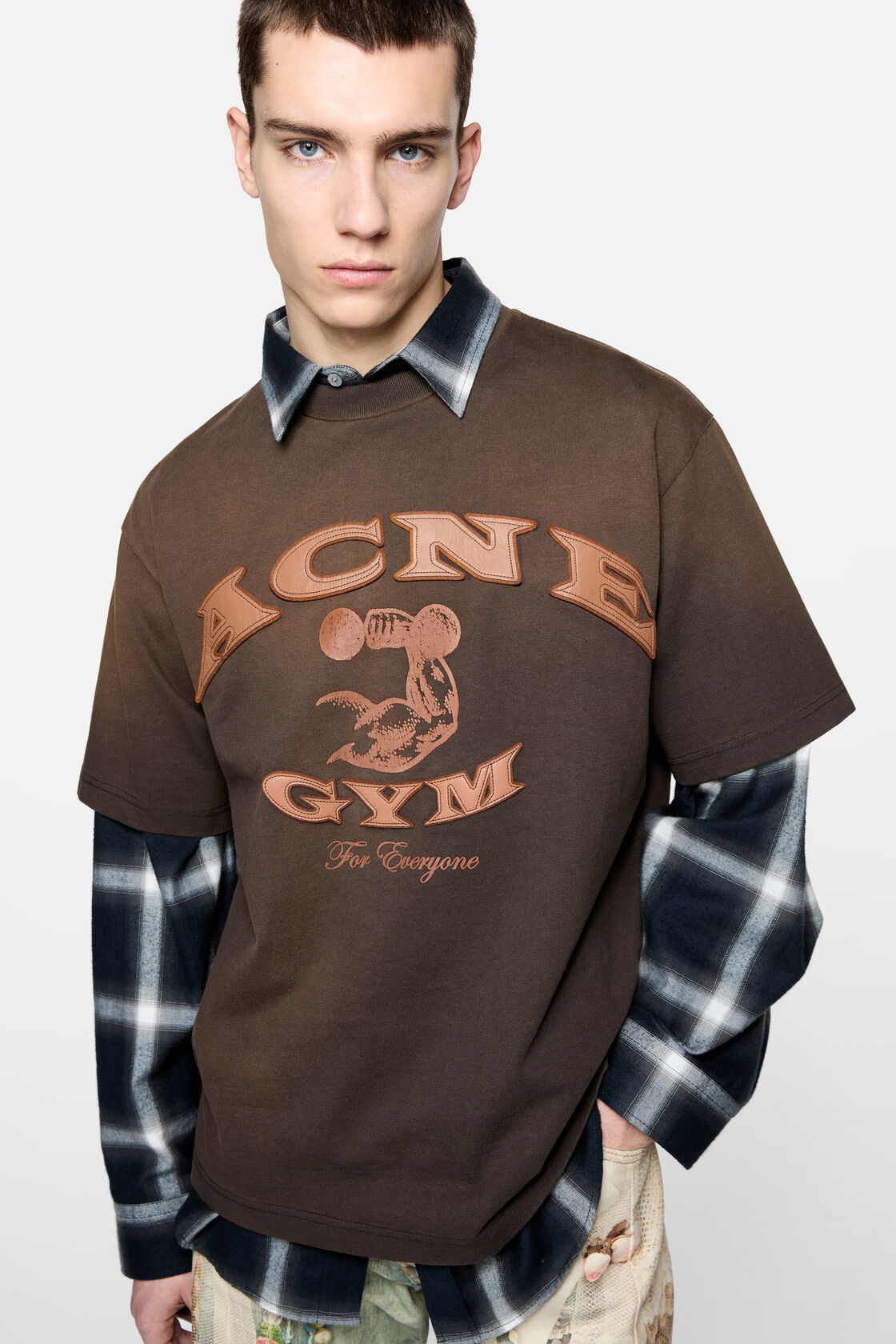 Logo t-shirt, Dark brown, 2000x