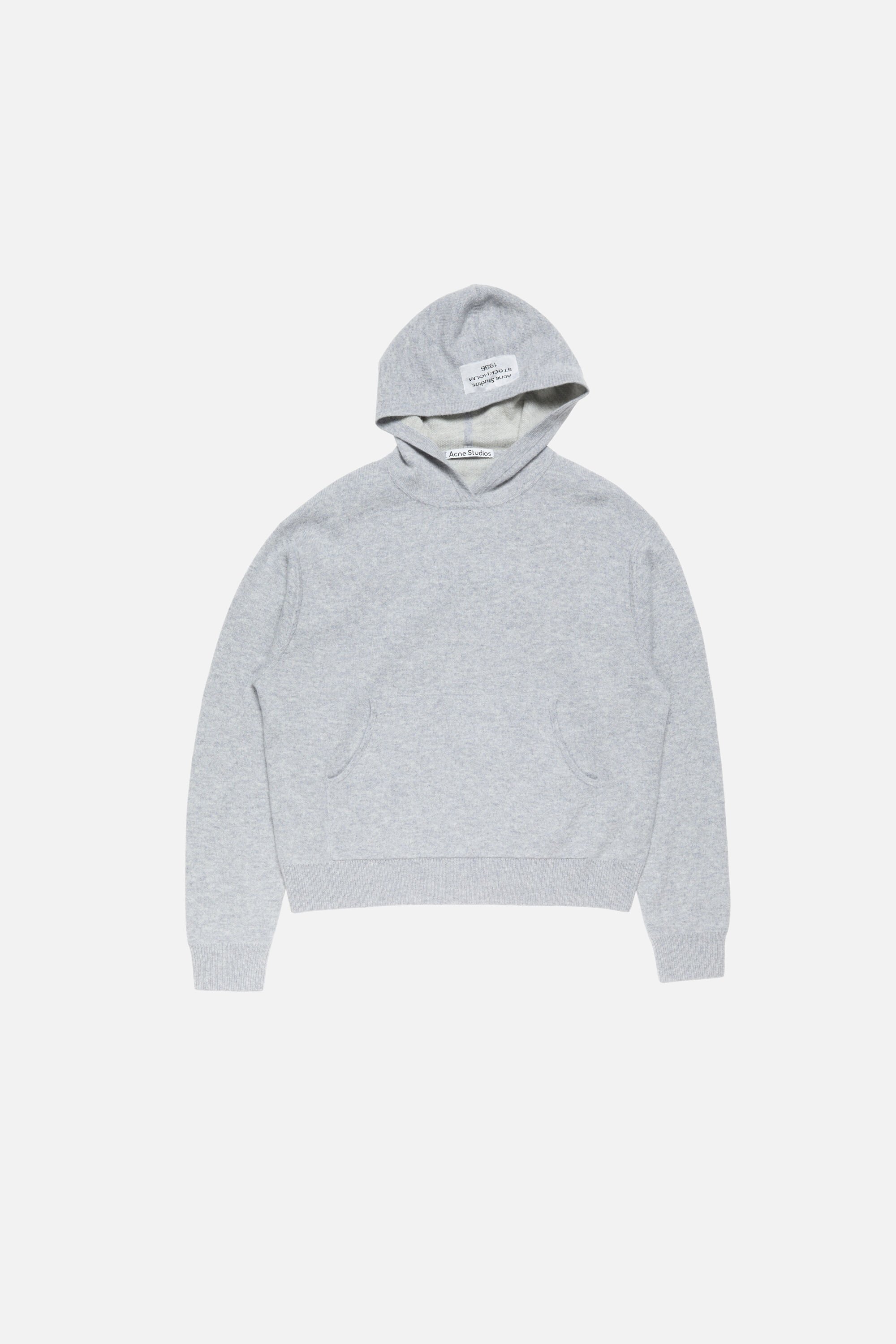 Acne Studios グレー パーカー Lサイズ Acne studios】アクネ パーカー フーディー コットン グレー (Acne
