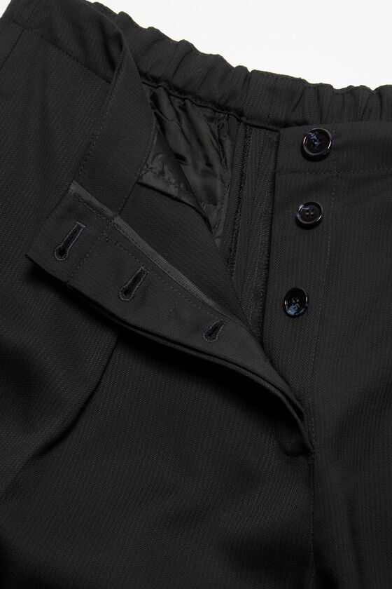 テーラードトラウザーズ, ブラック, 2000x