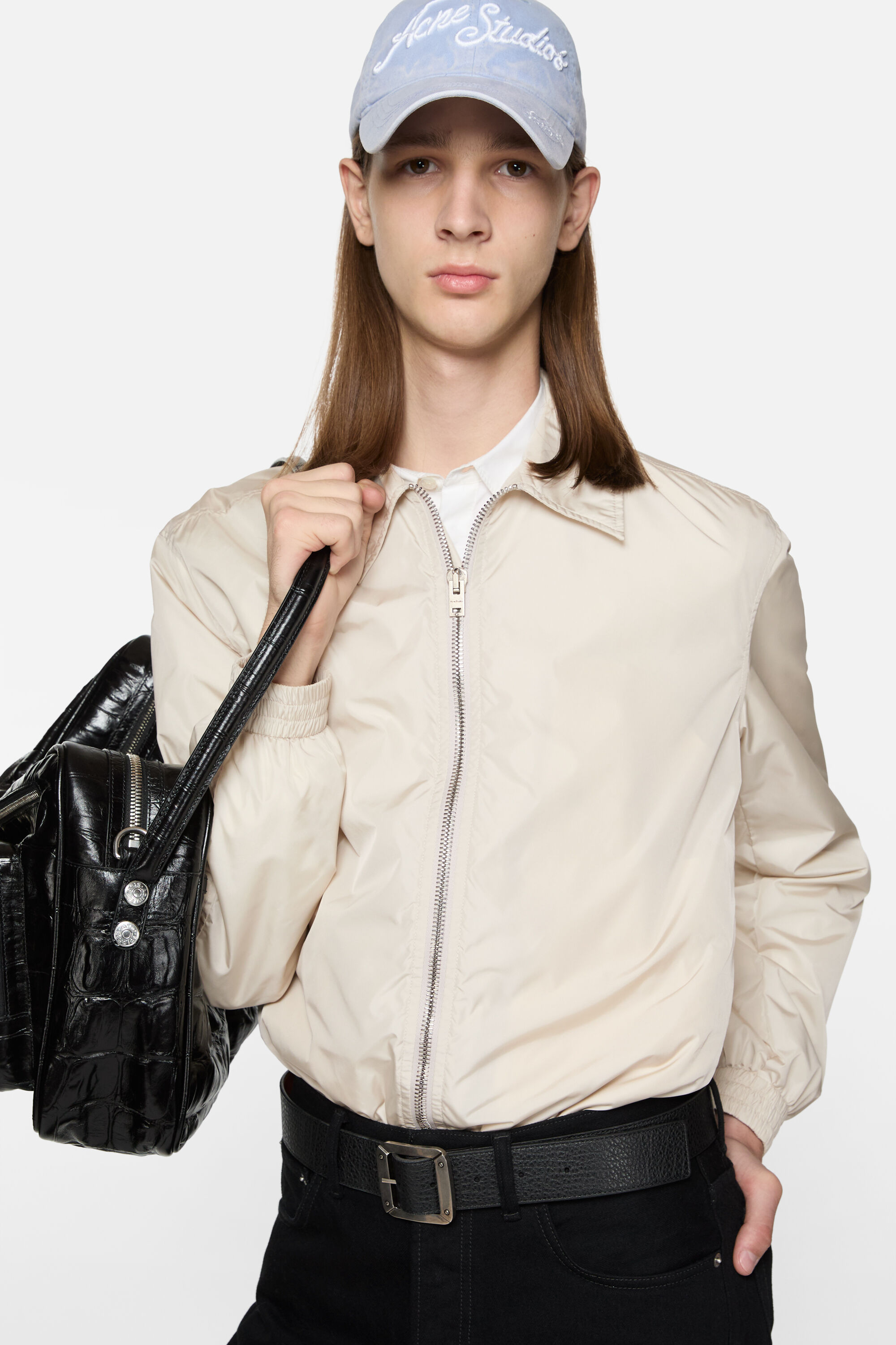 Acne Studios - Lightweight logo jacket - Light taupe