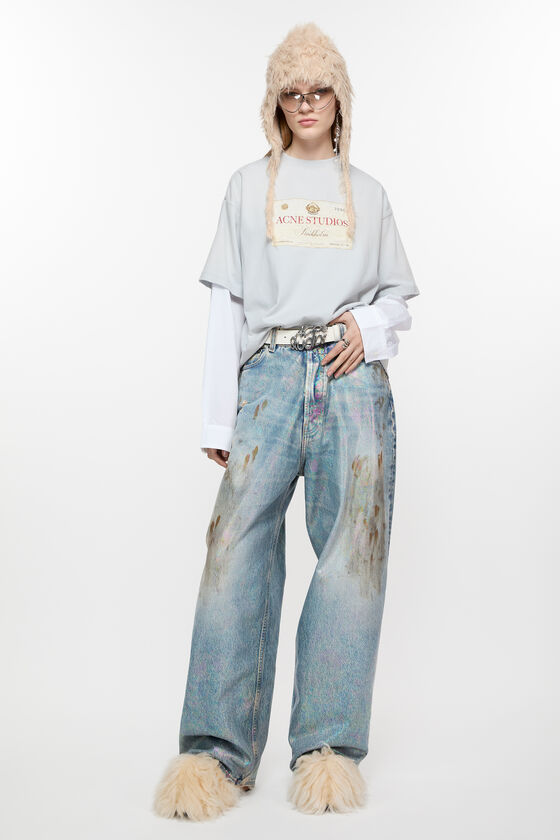 Acne Studios 2023 Dirty Halo, Mid blue