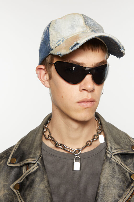 Acne Studios - Metal frame sunglasses - Black/Black