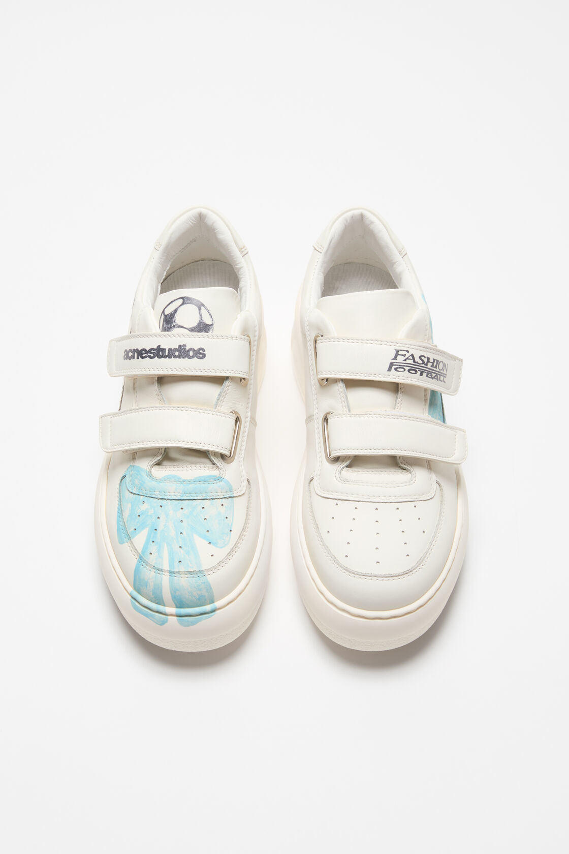 Velcro platform sneakers, Off white/off white, 2000x