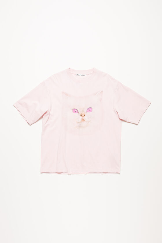 Acne Studios - プリントTシャツ - リラックスフィット - ソフトピンク