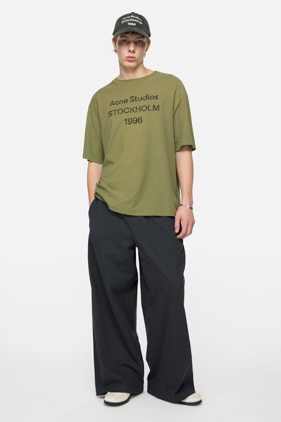 Acne Studios - ロゴスタンプスウェットパンツ - ブラック