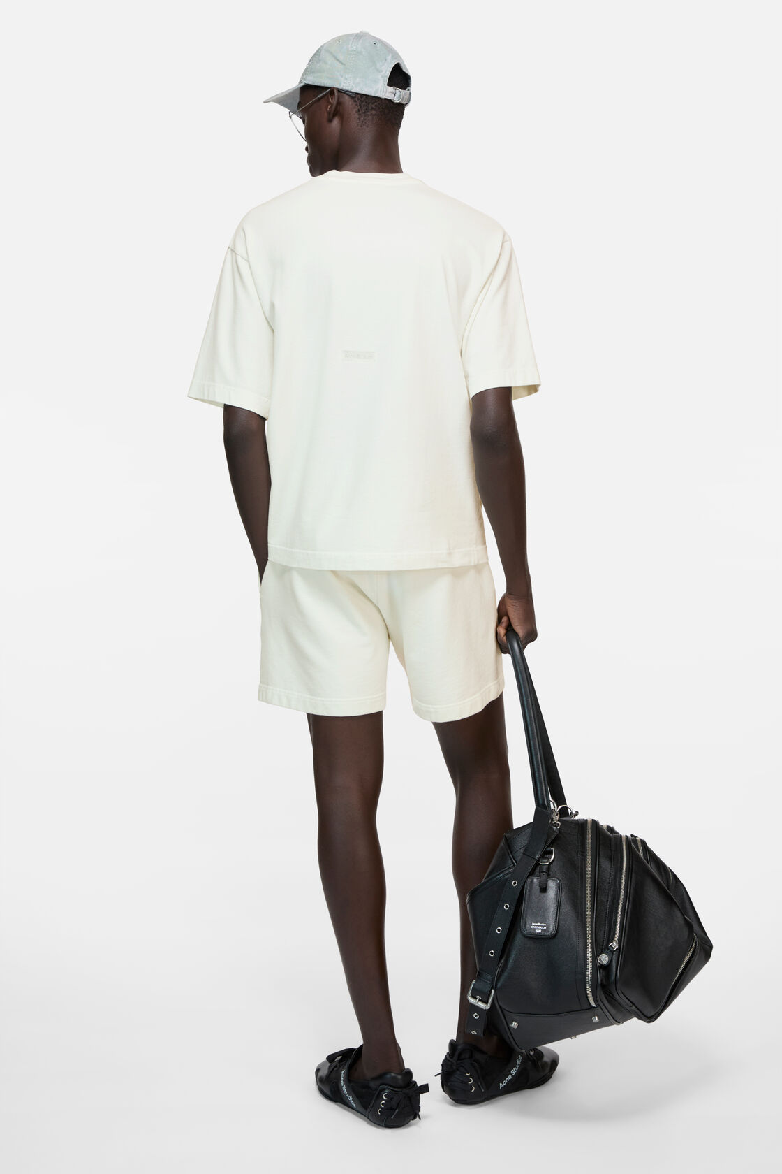 Rubber logo t-shirt, Ice White, 2000x