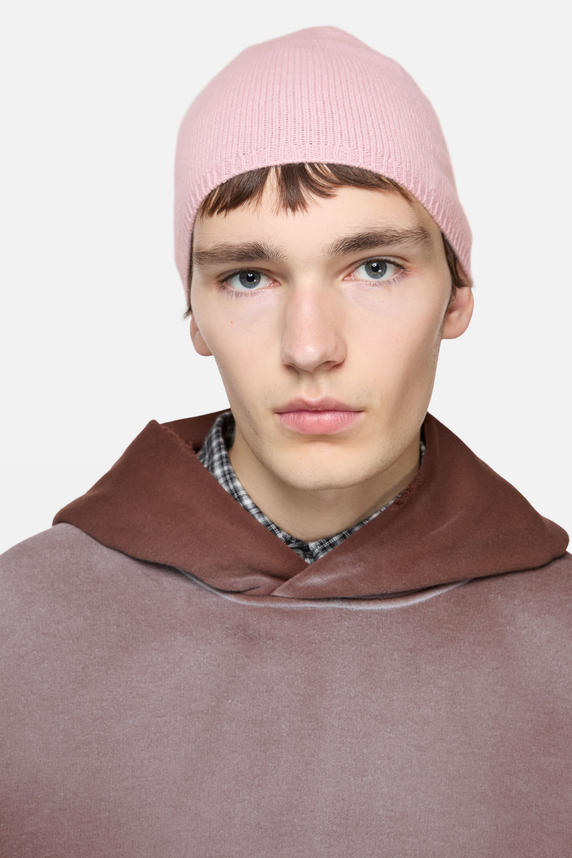 Acne Studios - Fitted beanie - cashmere - Soft pink
