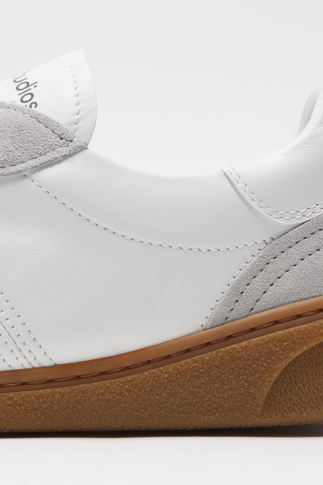 Lace-up sneakers, White/brown, 2000x