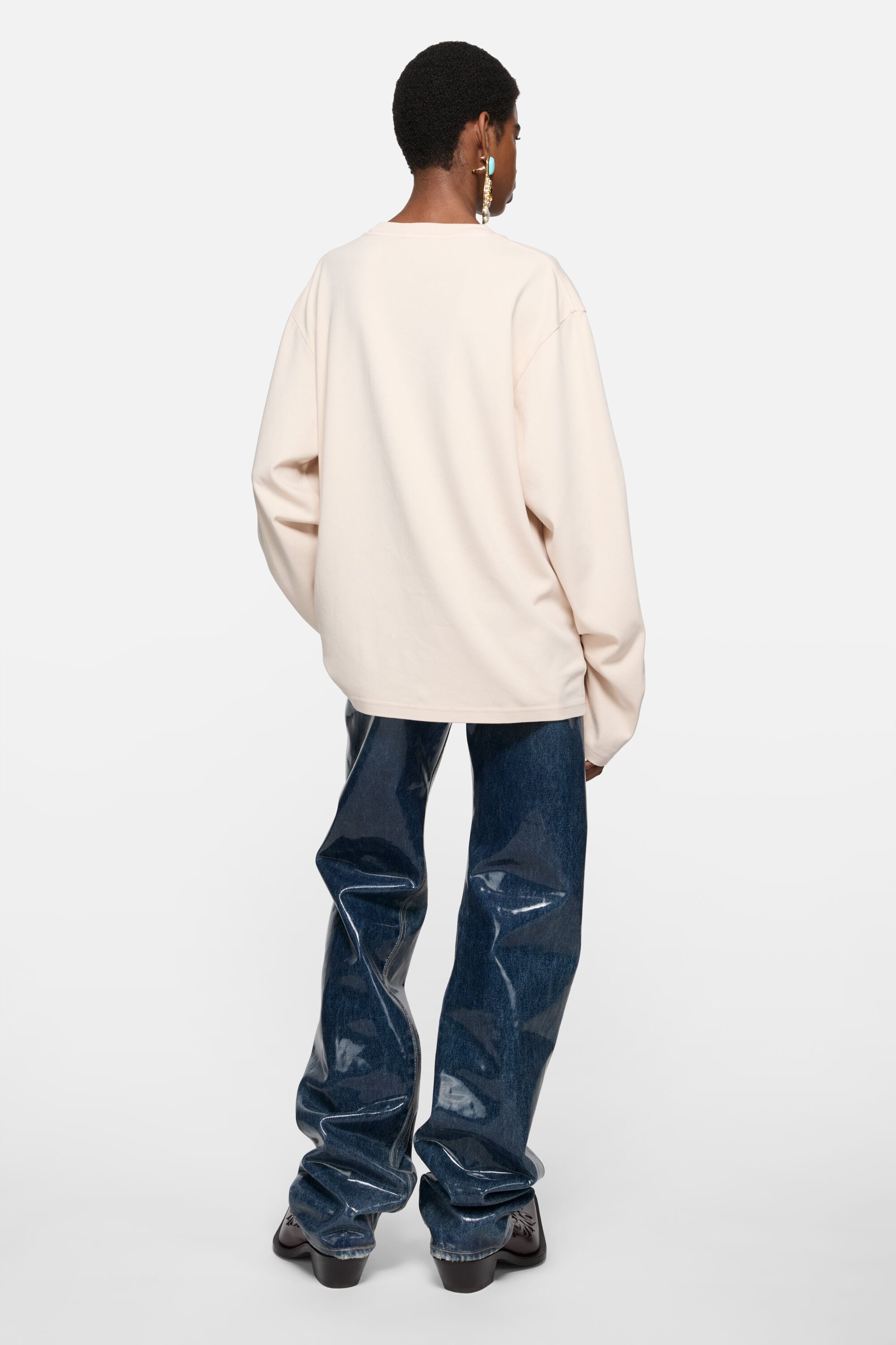Acne Studios - グラフィックTシャツ - ウォームベージュ